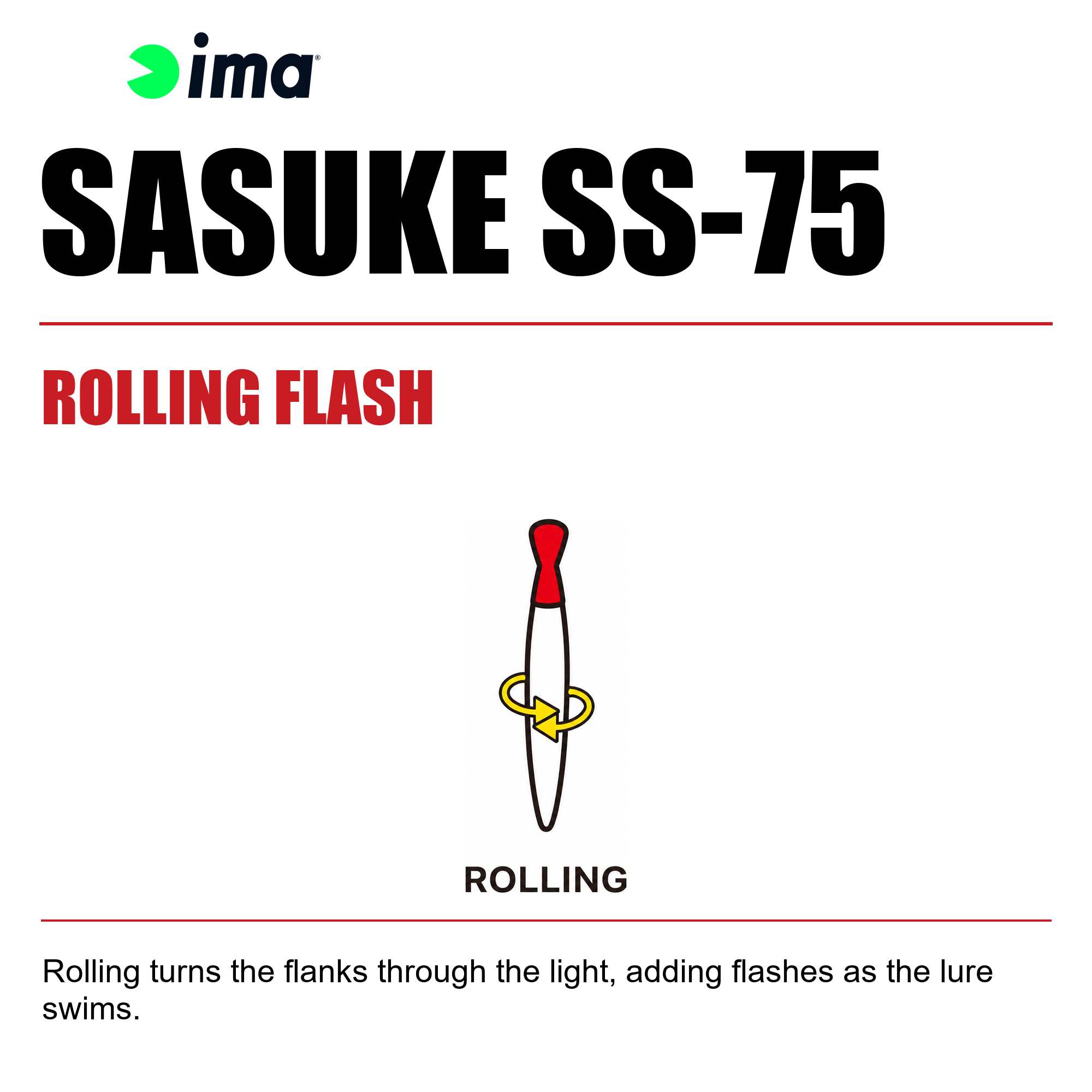 Ima Sasuke SS 75 mm Sinking Lure 102 (6256)