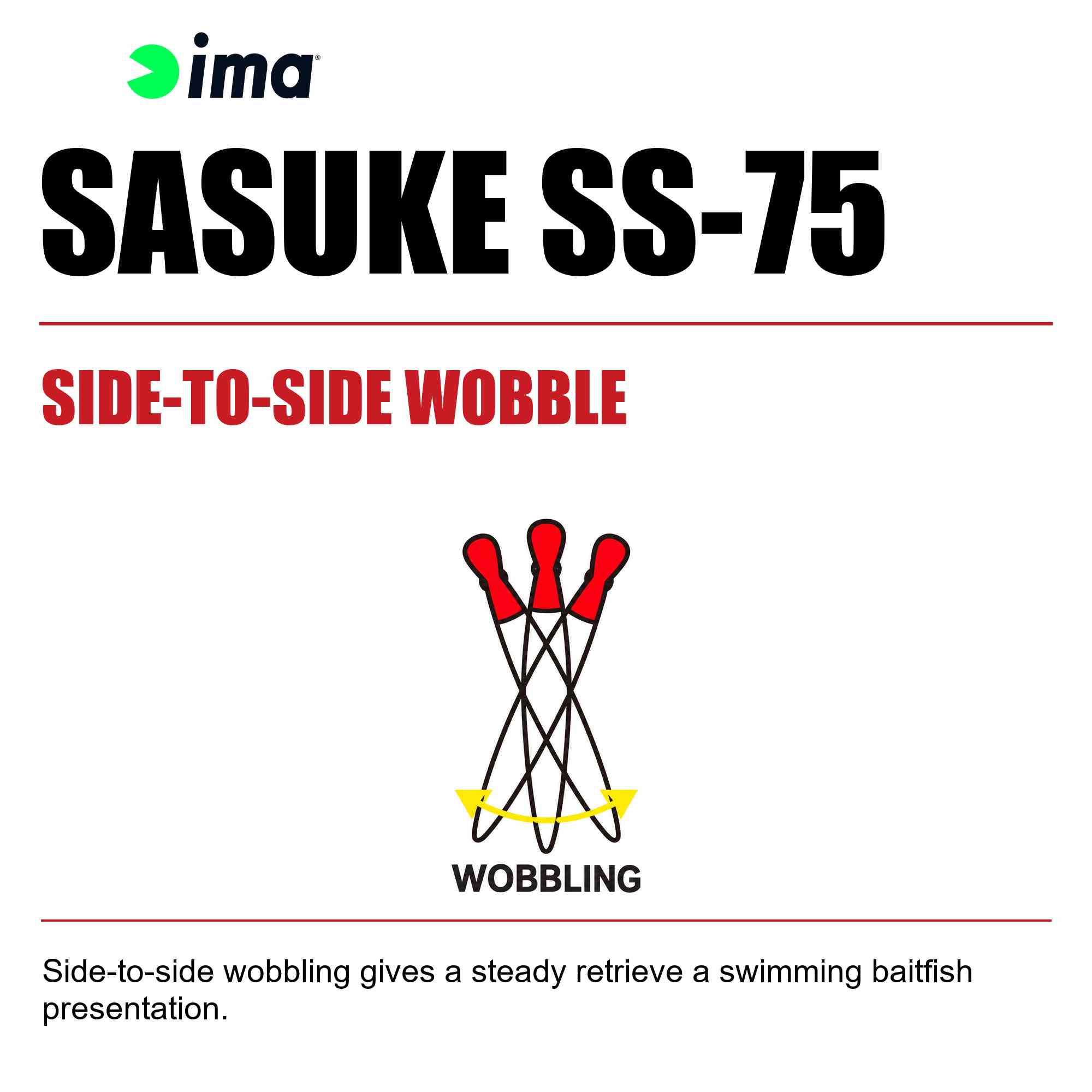 Ima Sasuke SS 75 mm Sinking Lure 113 (6362)