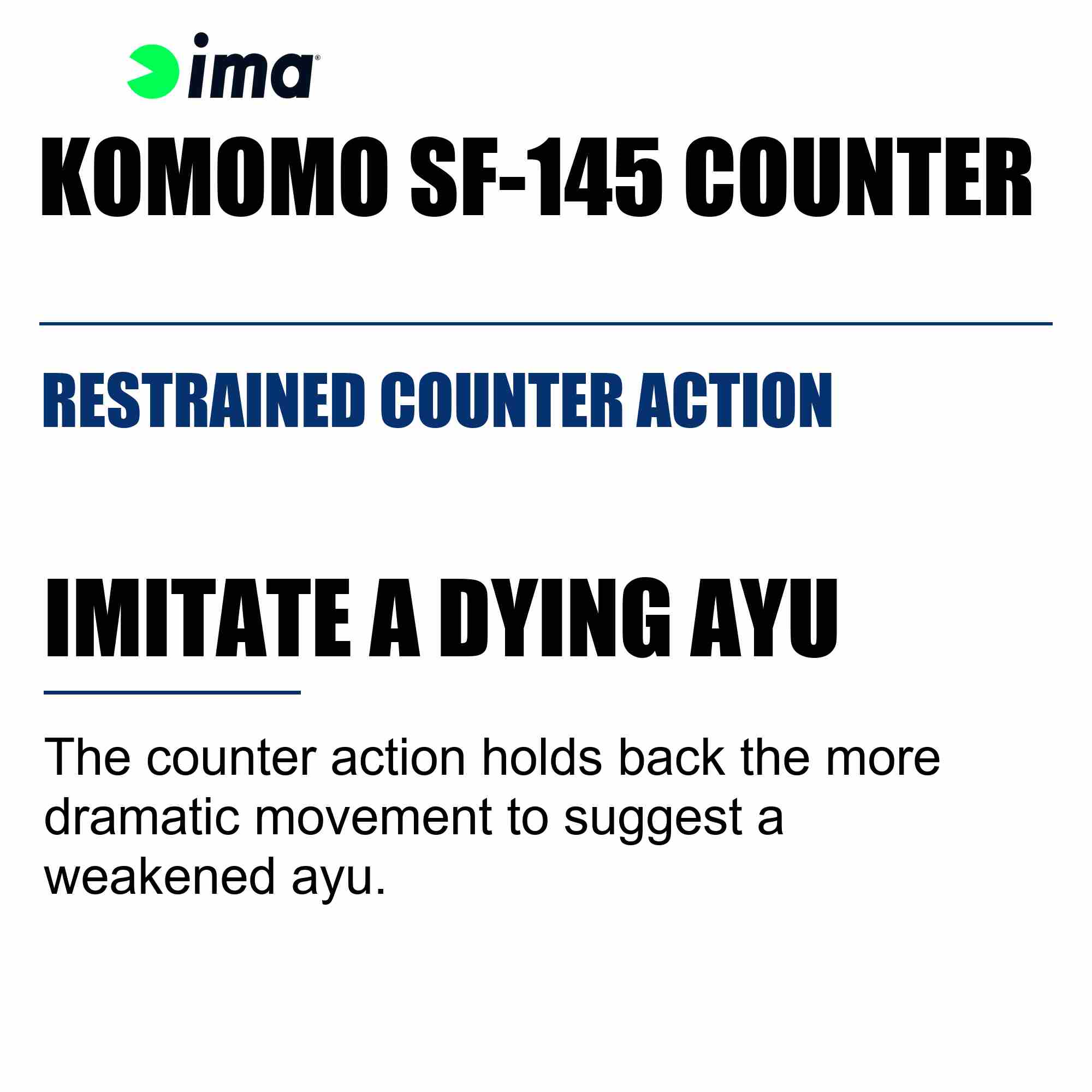 Ima Komomo SF 145 Counter Floating Lure 102 (5807)