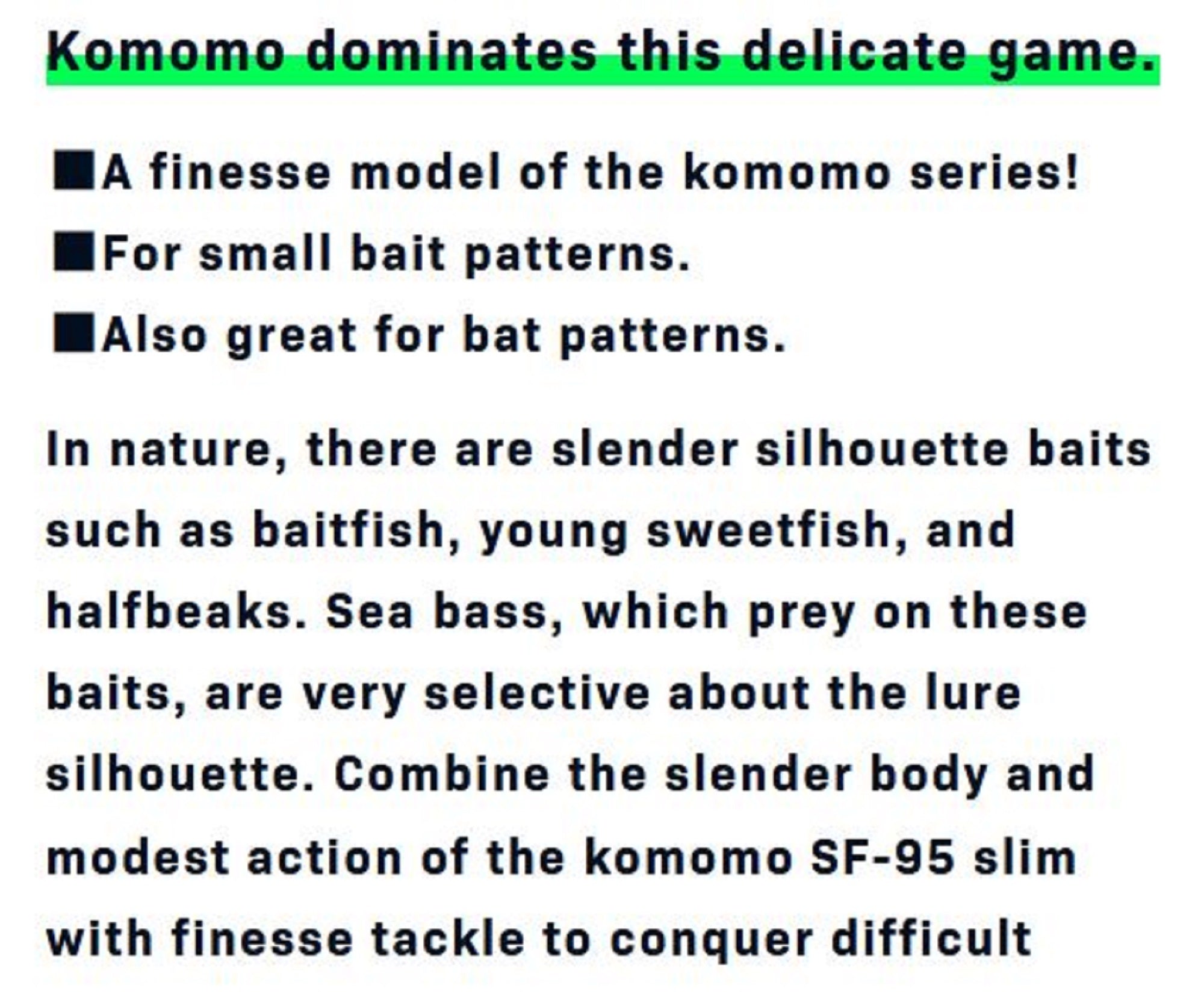 Ima Komomo SF 95 Slim Floating Lure 202 (3833)