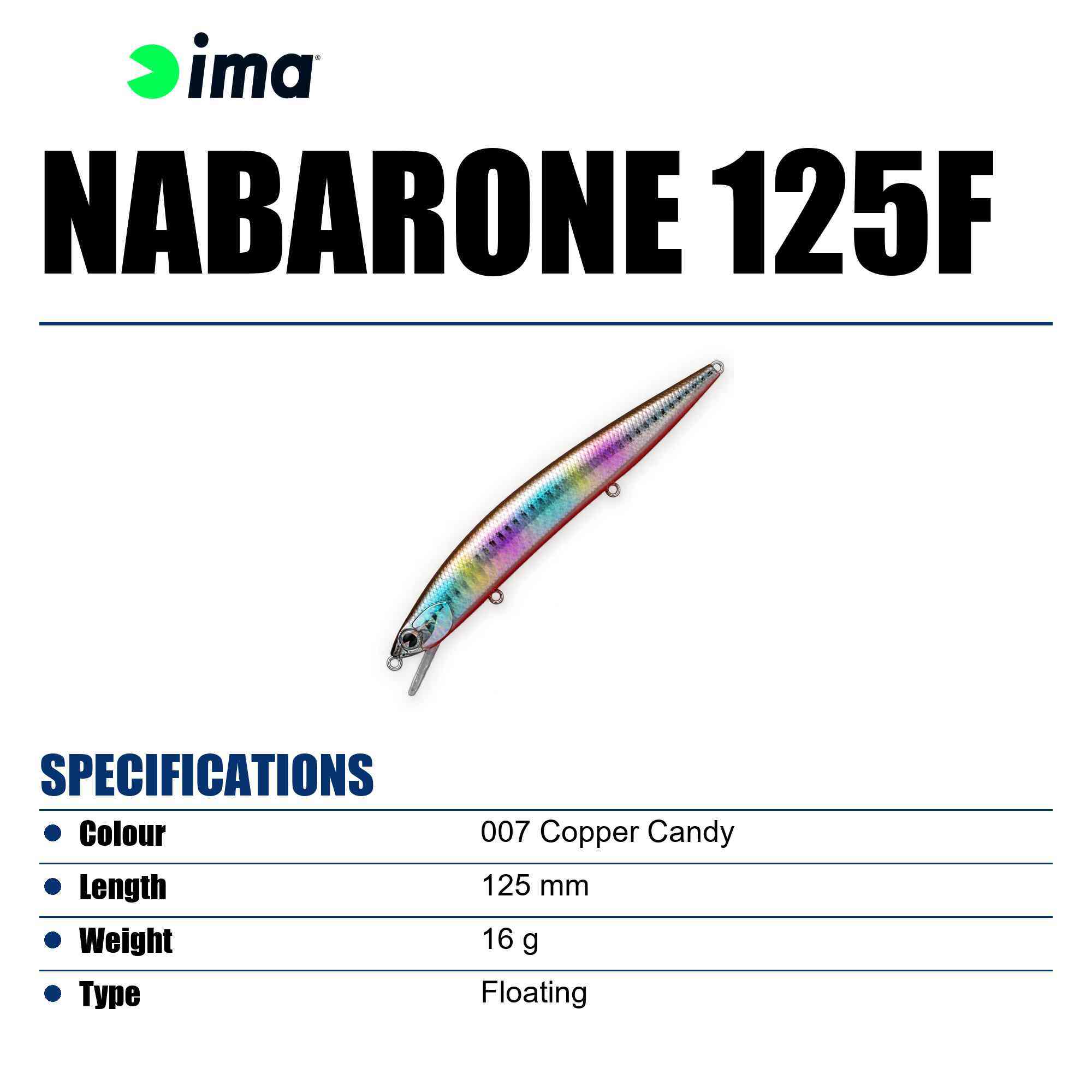 Ima Nabarone 125F Floating Lure 007 (7694)