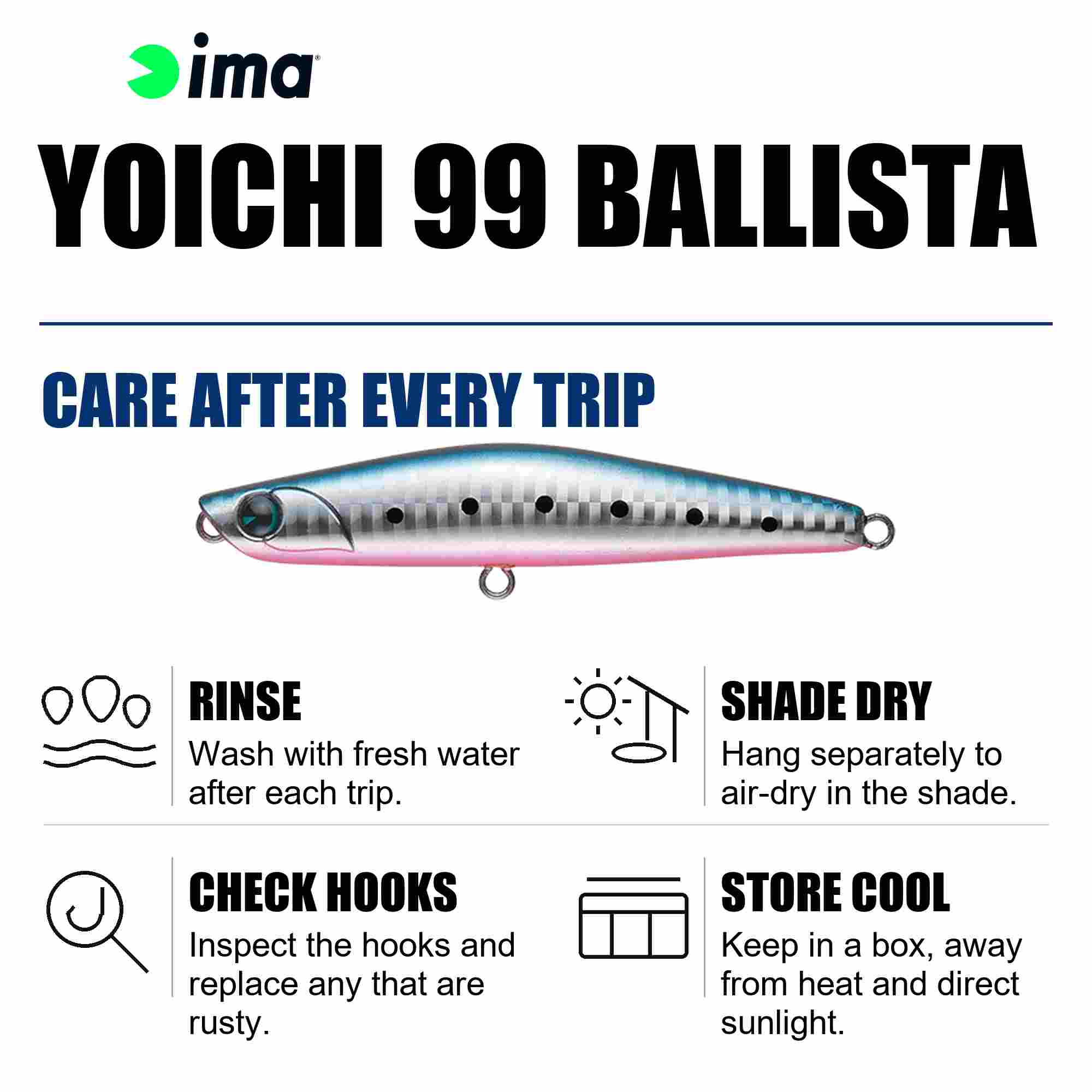 Ima Yoichi 99 Ballista Sinking Lure 005 (6085)