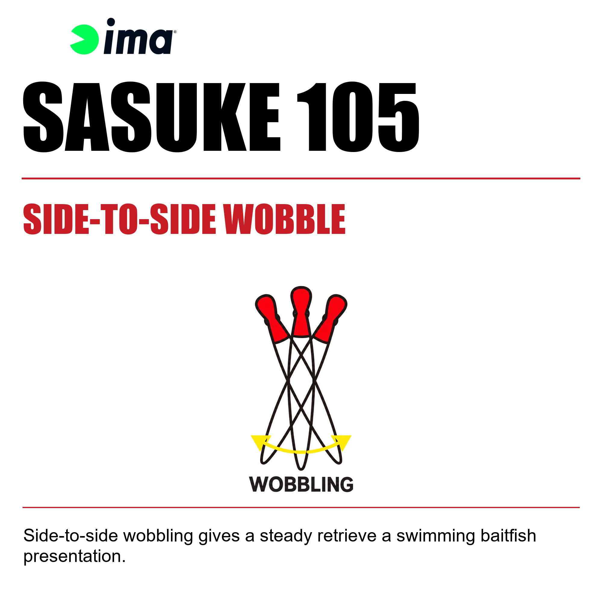Ima Sasuke 105 mm Floating Lure 116 (2987)