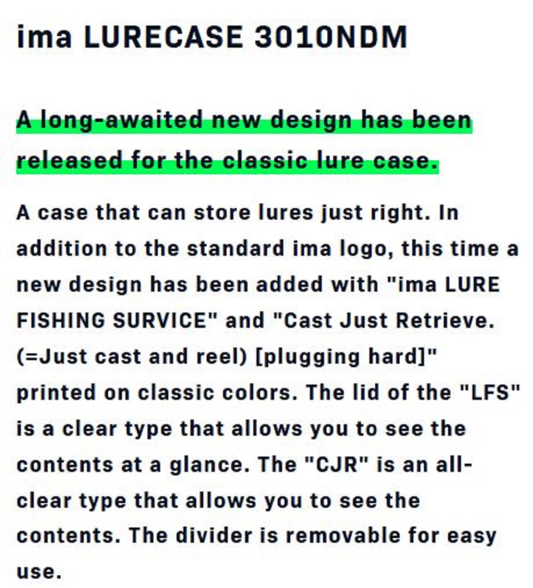 Ima Meiho Tackle Box 3010NDM (205 x 145 x 40 mm) Navy (5414)