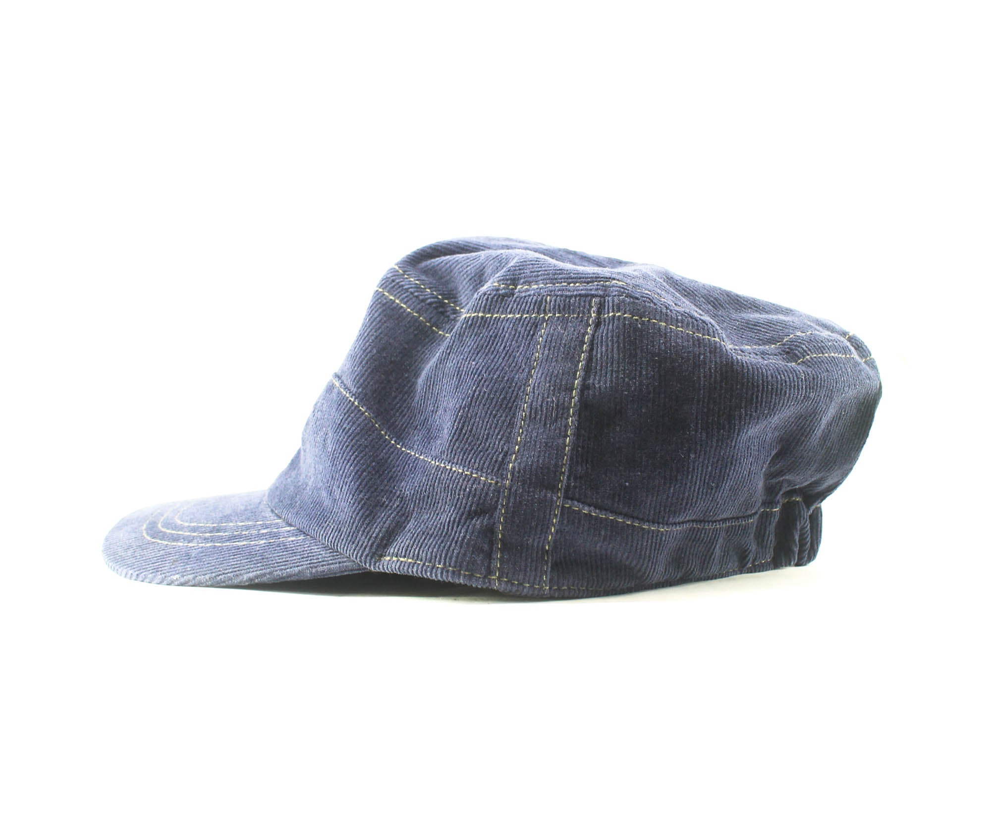 Sale Ima Cap Corduroy Work Cap Original Japan Free Size Navy (8955)