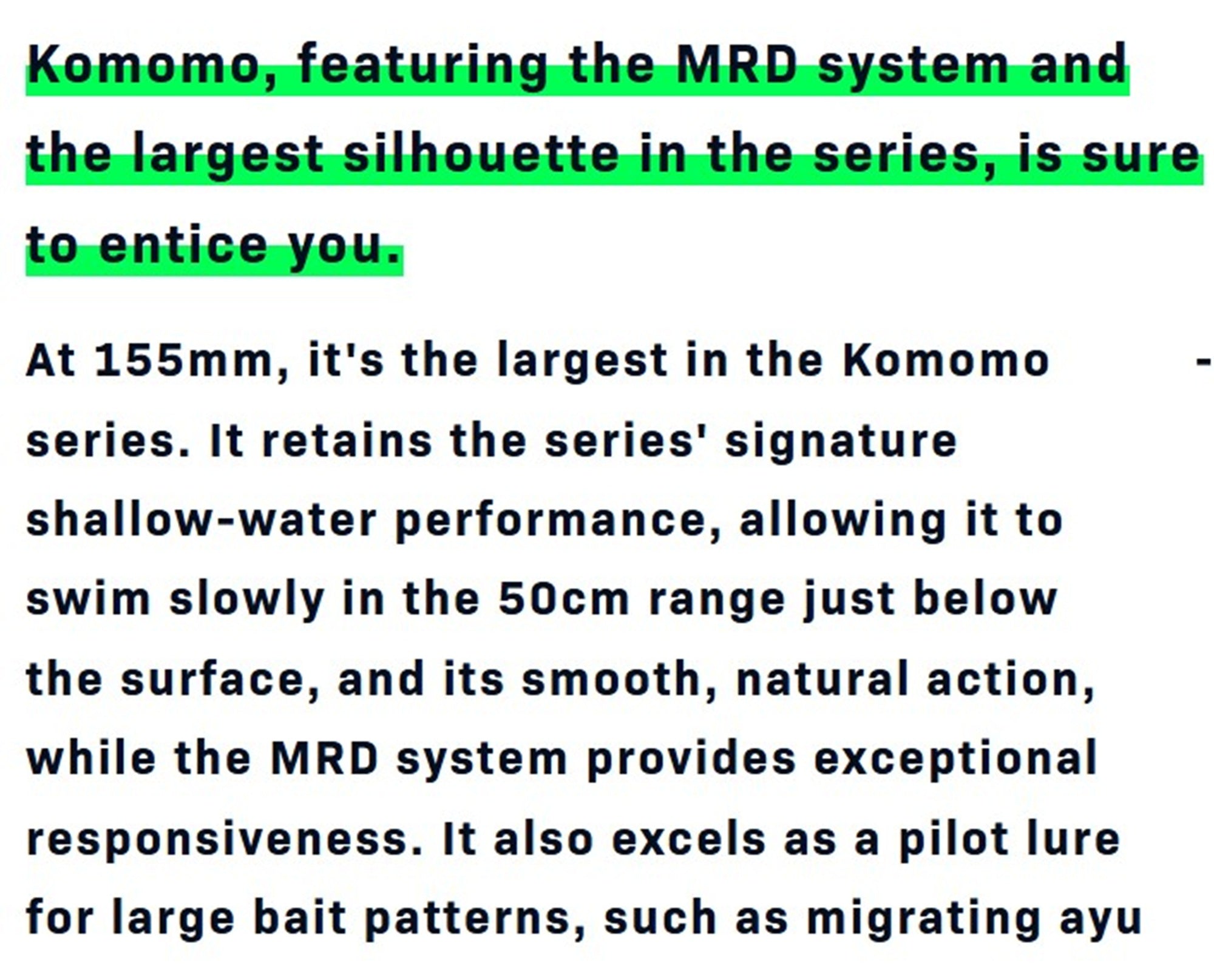 Ima Komomo SF 155 Floating Lure 004 (0730)