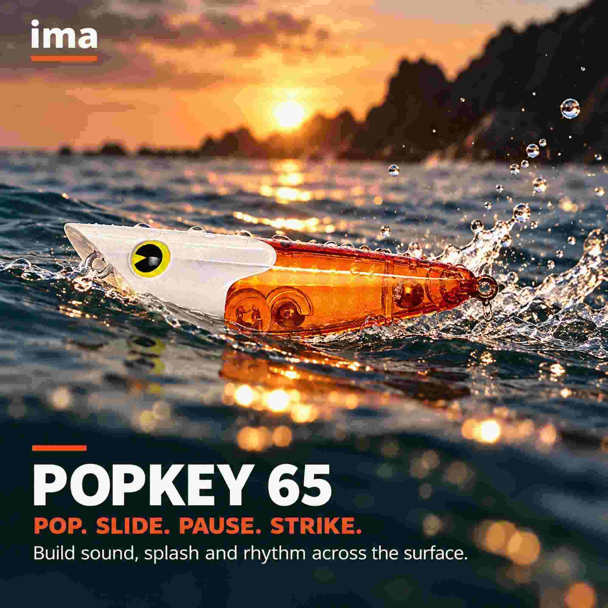 Ima Popkey 65 Rattle Pencil Floating Lure X5689 (4189)