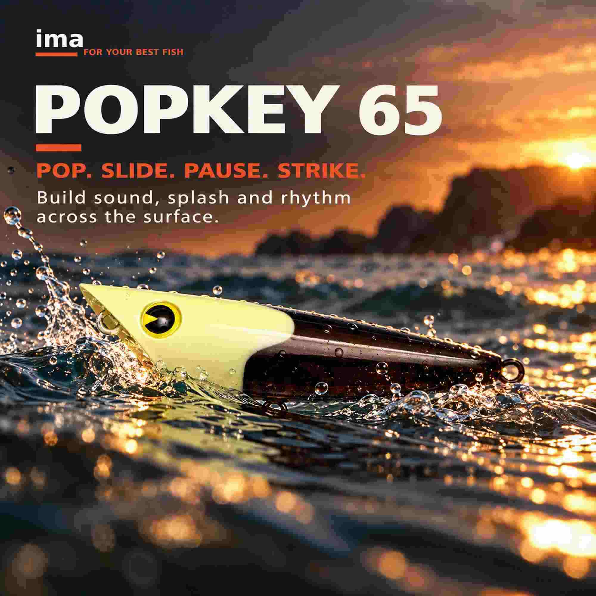 Ima Popkey 65 Rattle Pencil Floating Lure X5690 (4196)