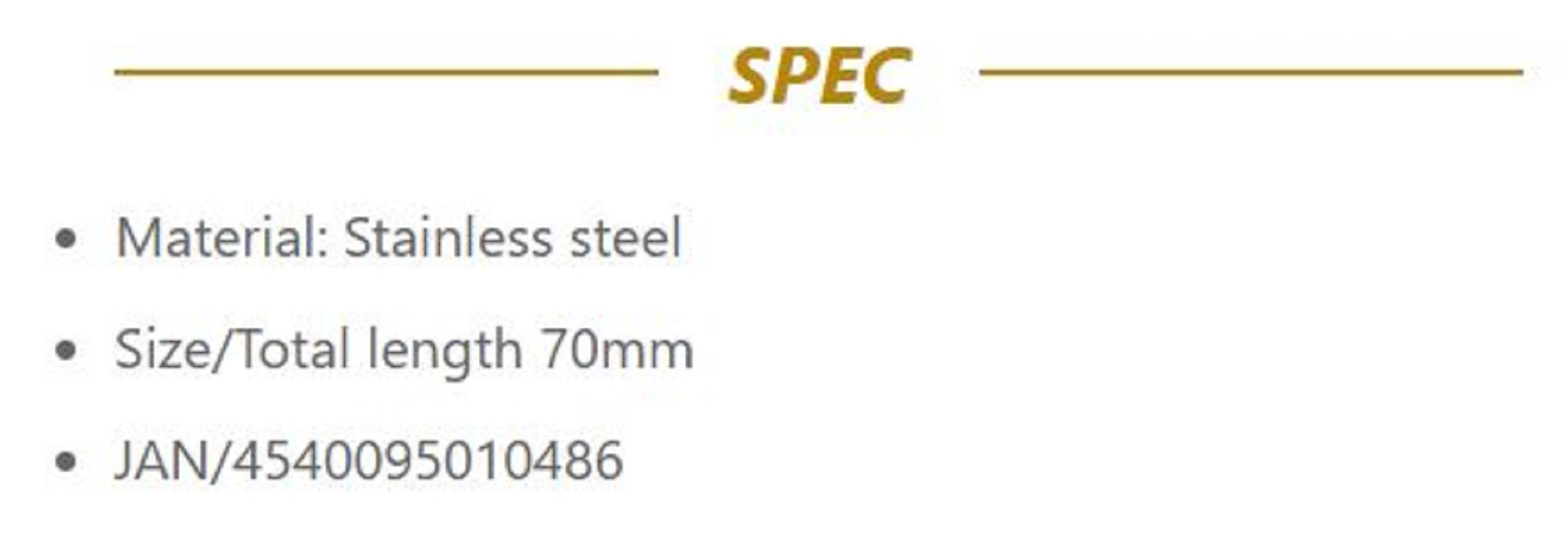 Belmont MC-048 Split Ring Opener Mini 70mm (0486)