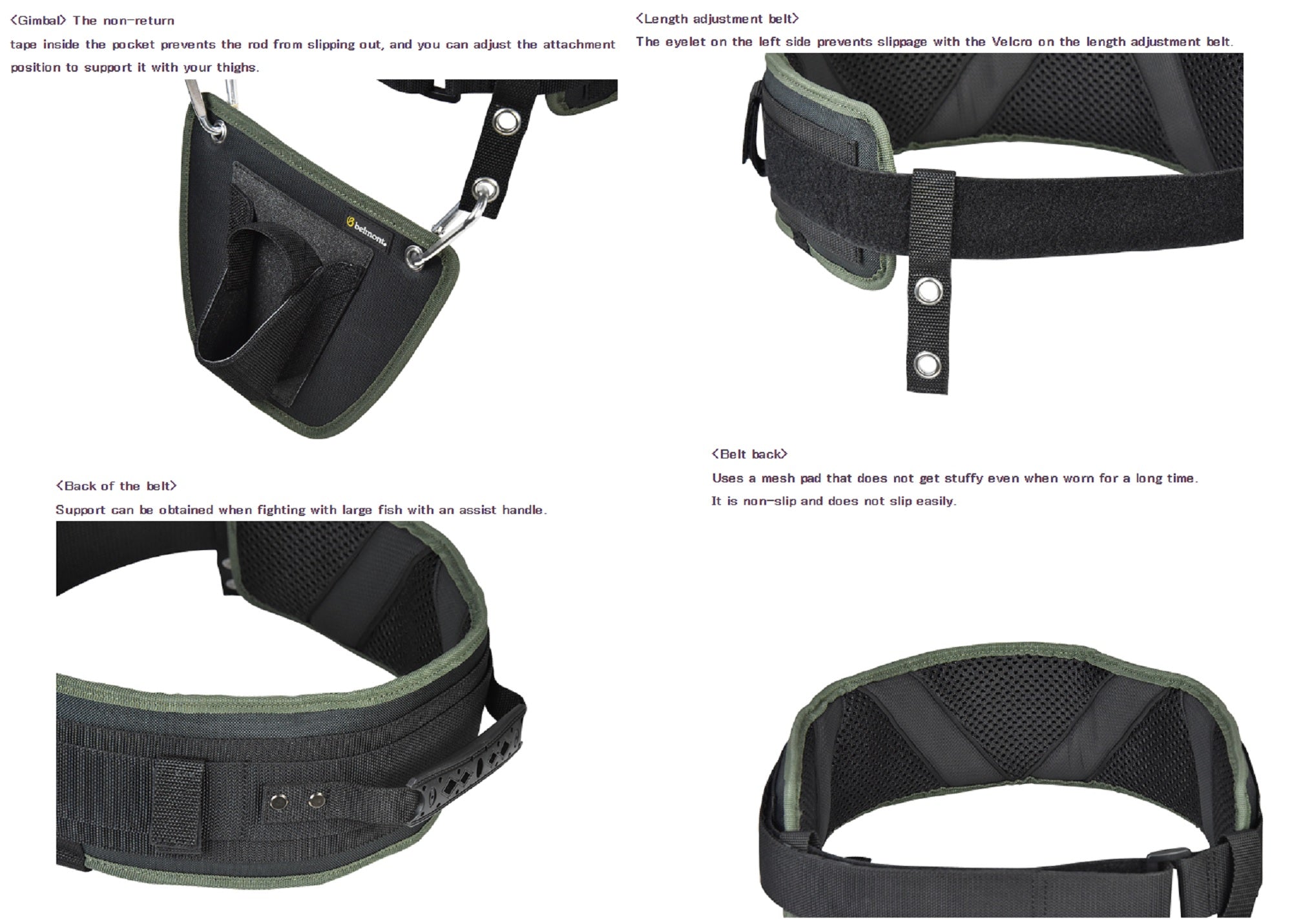 Belmont ML-087 Fighting Belt Kidney Harness Navy (0873)