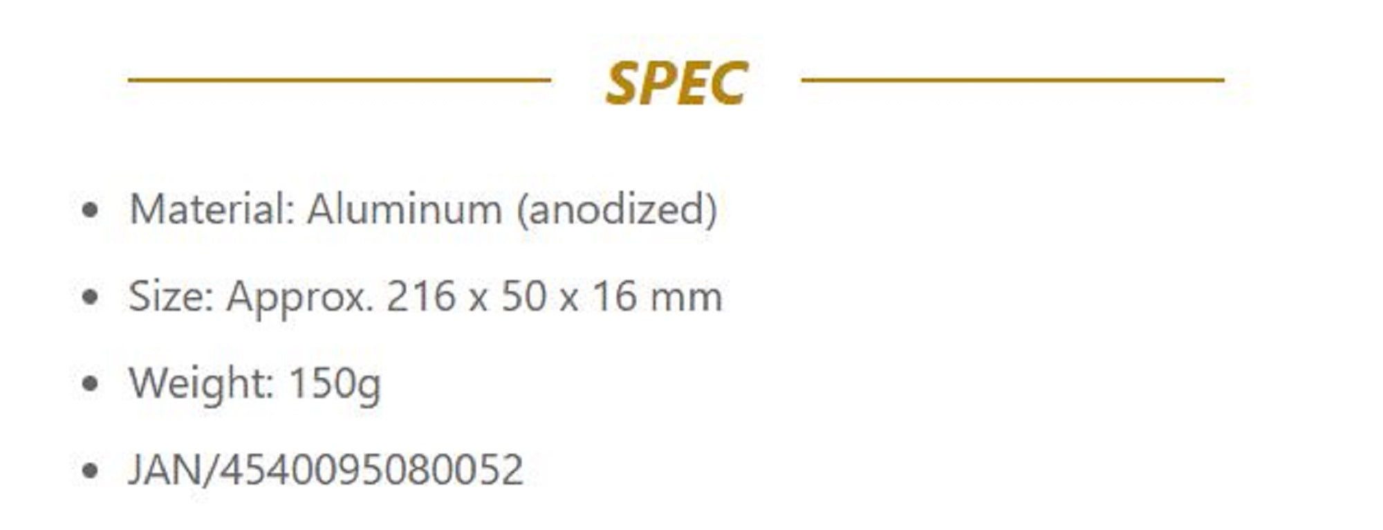 Belmont MP-038 Metal Fish Grip 158mm Red (0380)