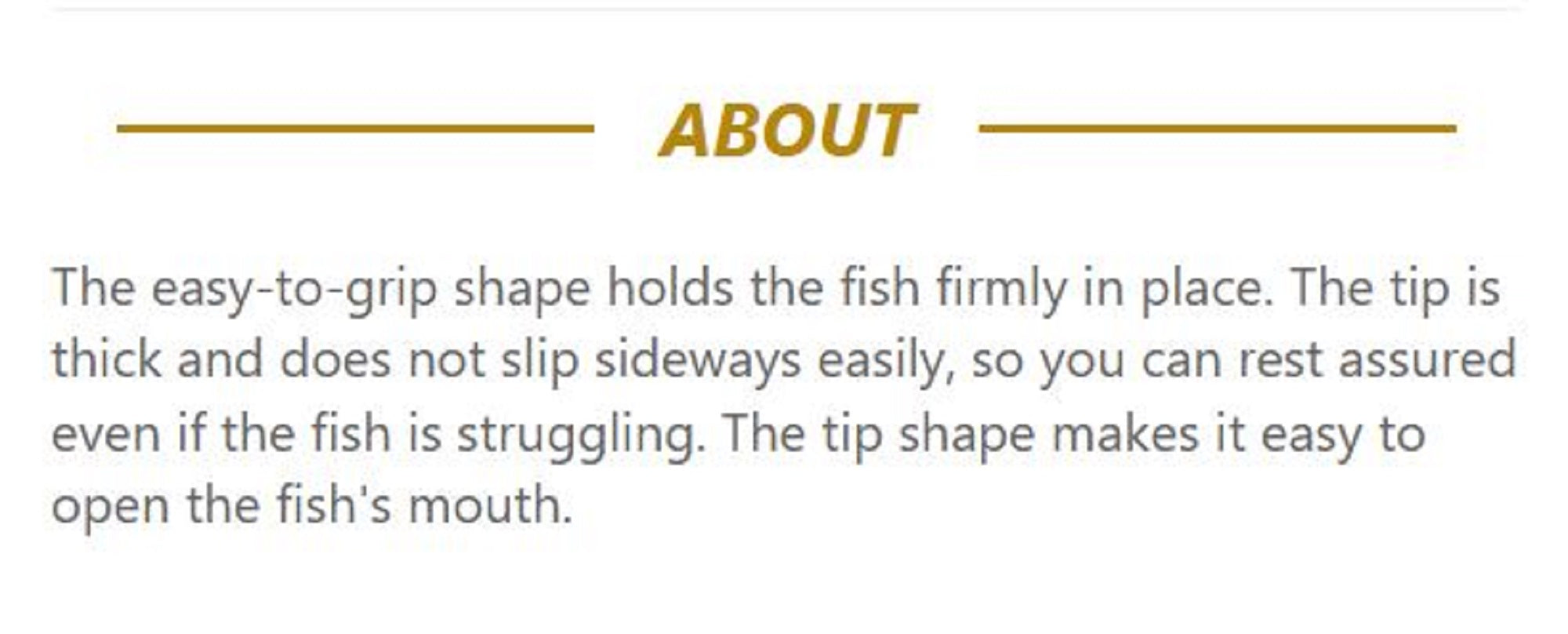 Belmont MP-038 Metal Fish Grip 158mm Red (0380)