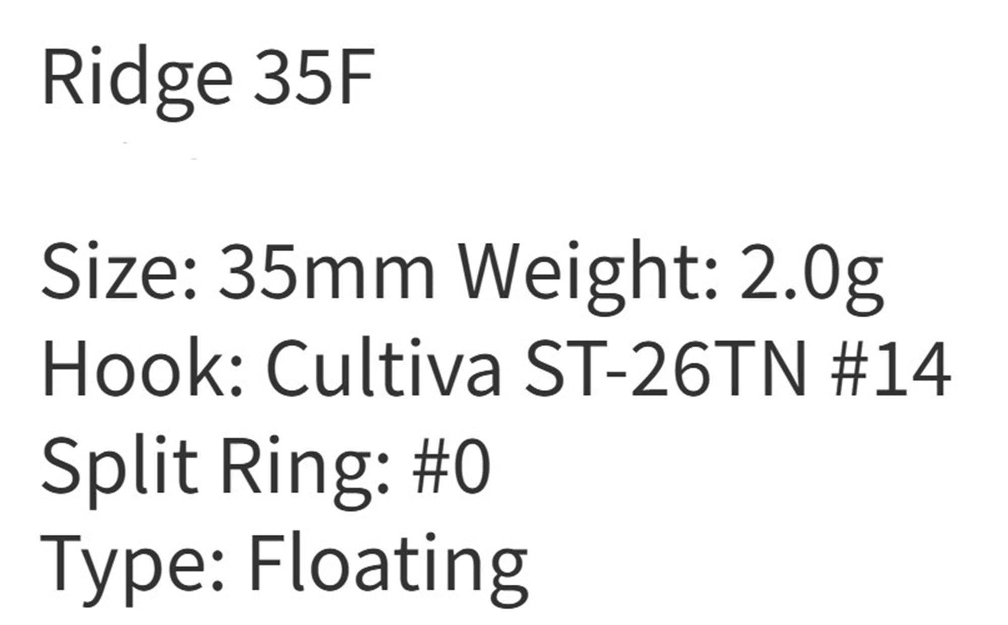 Zipbaits Rigge 35F Floating Lure 810 (1109)