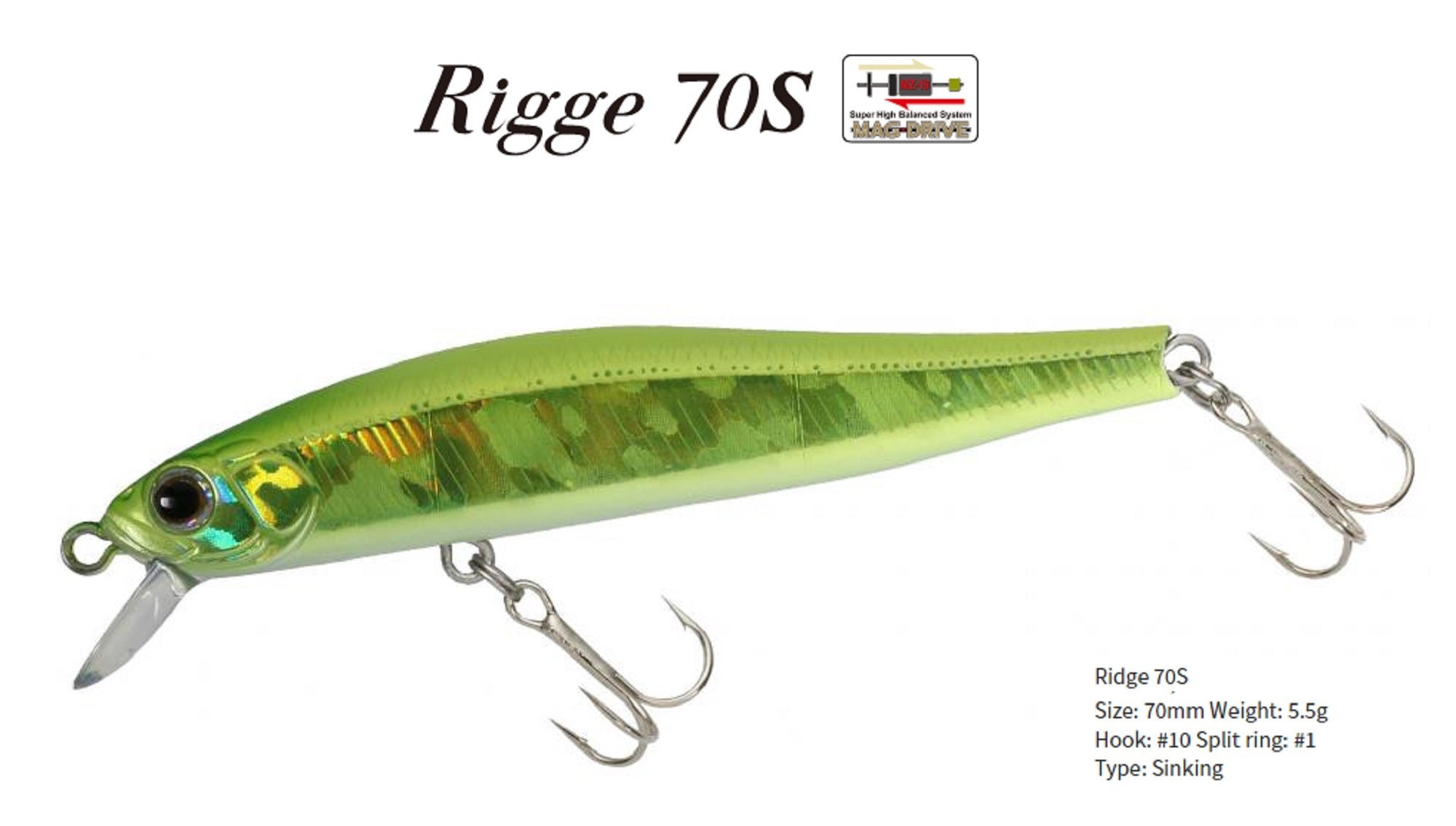 Zipbaits Rigge 70S Sinking Lure 026 (7859)