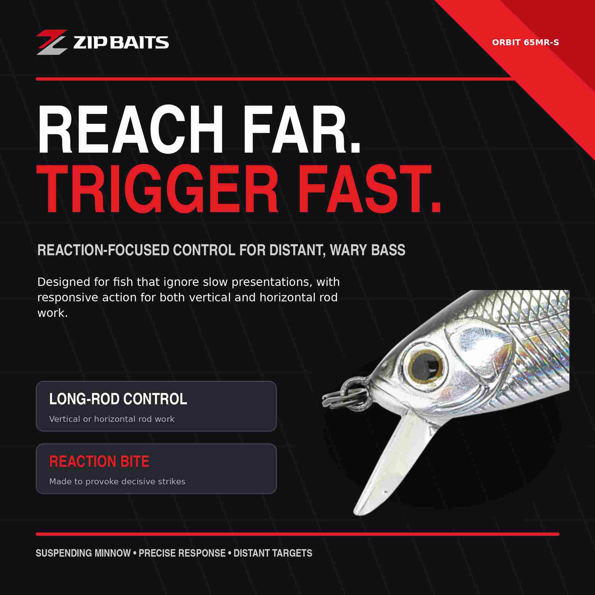 Zipbait Orbit 65MR-S Suspend Lure 473 (0316)