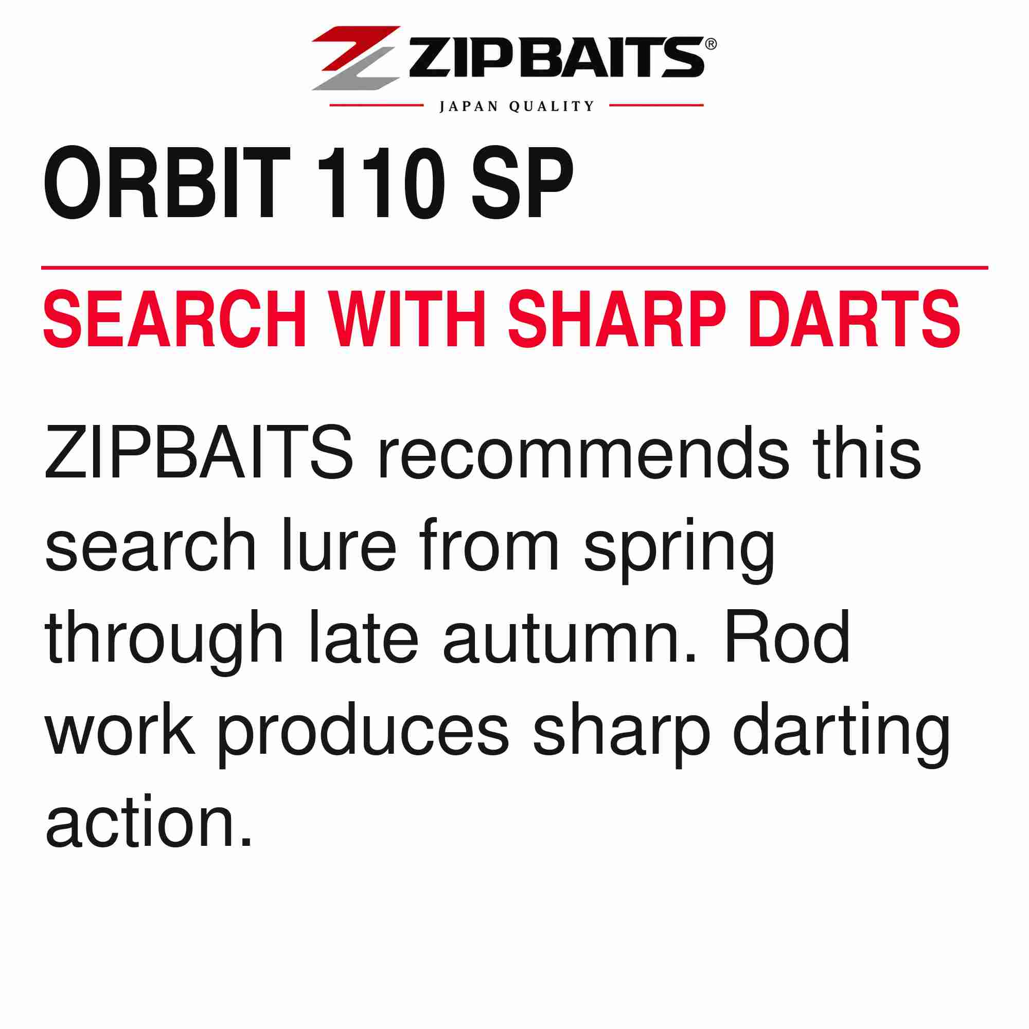 Zipbaits Orbit 110 SP Suspend Lure 842 (2947)