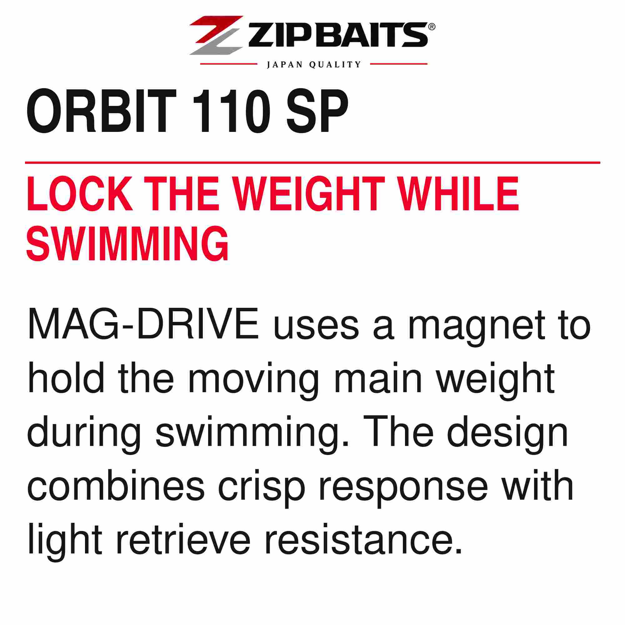 Zipbaits Orbit 110 SP Suspend Lure 842 (2947)
