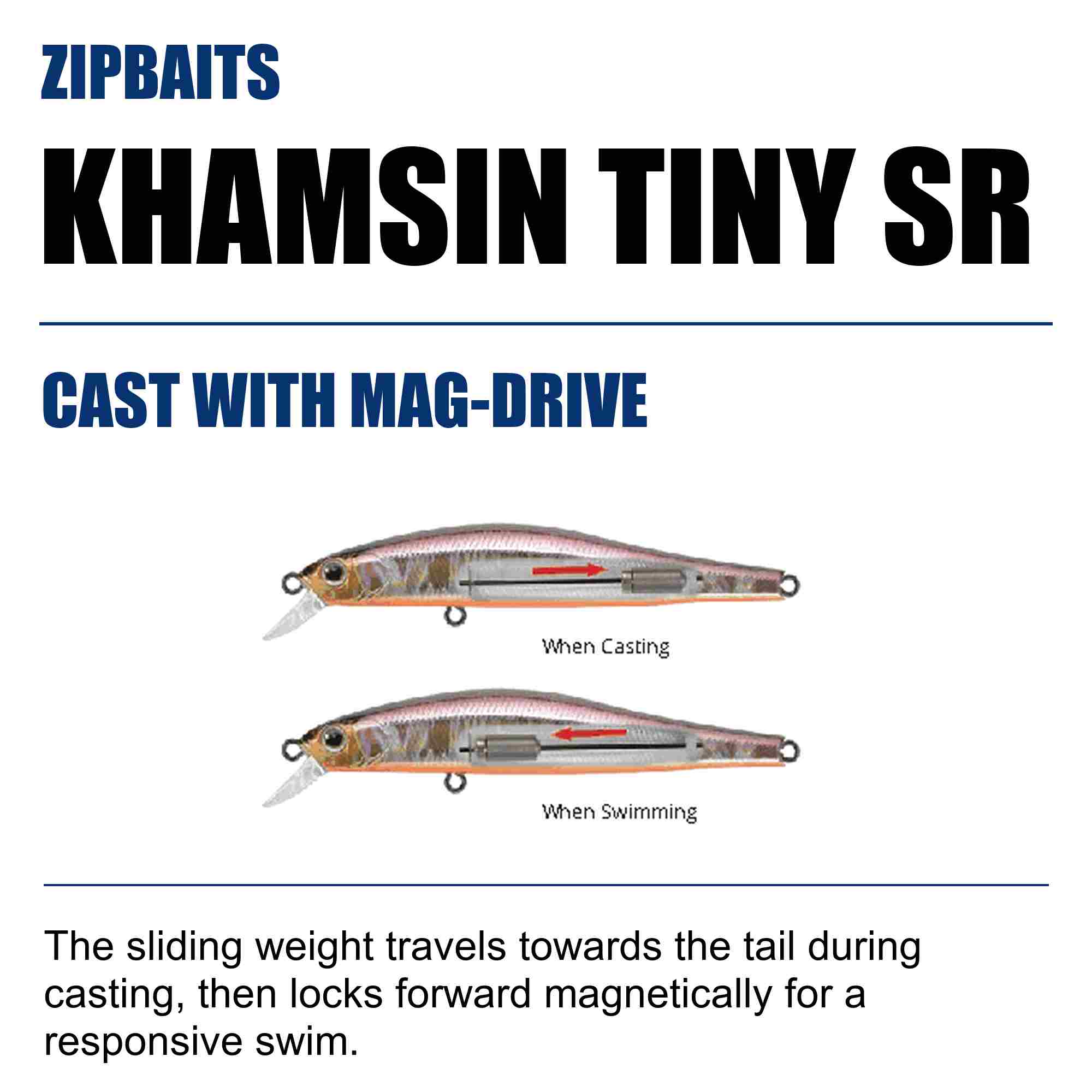 Zipbaits Khamsin Tiny SR 40mm Suspend Lure 810 (7173)