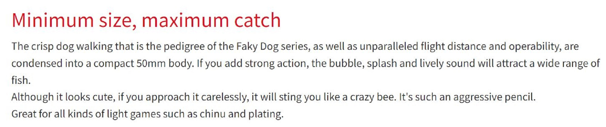 Zipbaits ZBL Fakie Dog Crazy Bee 50mm Floating Lure 293 (7010)