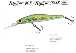 Zipbaits Rigge 90 MN – Secret Slow Sinking Lure, 90 Mm, 10,1 G, Für Forellen