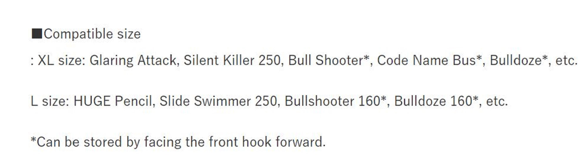 Deps Lure Sleeve Case Size XL 390 x 116mm 3 pieces (4821)