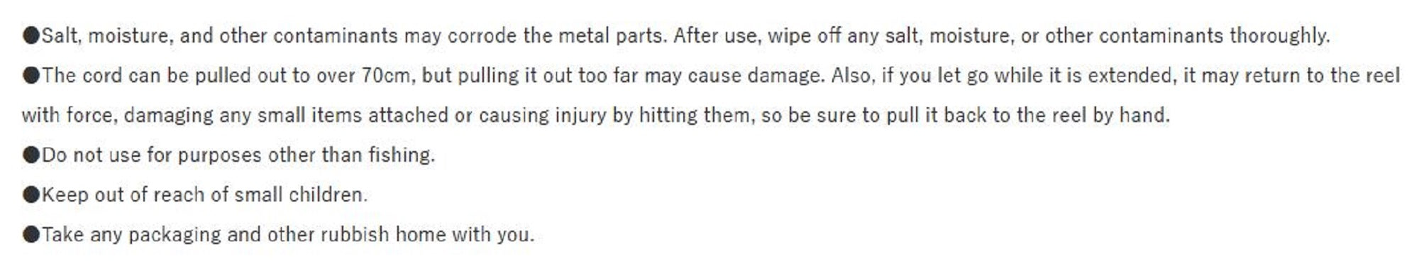 Deps Carabiner Pin On Reel 70cm (5088)