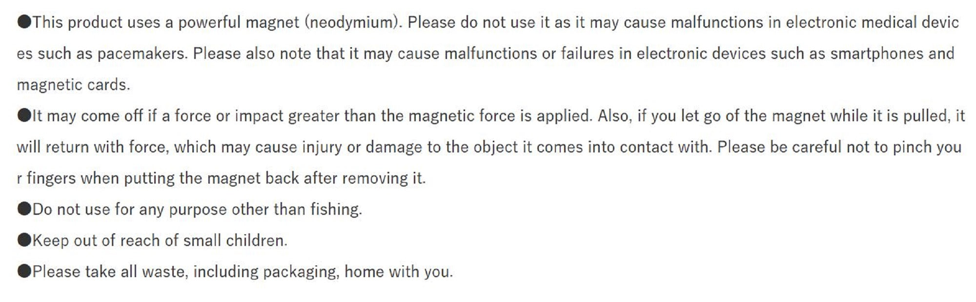 Deps Carabiner Magnetic Cord 2 Kg Load (5095)