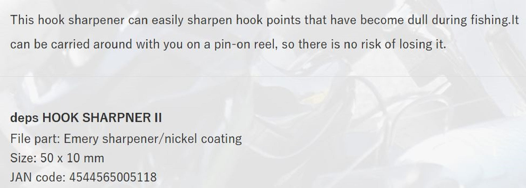 Deps Hook Sharpener II File 50 x 10 mm (5118)