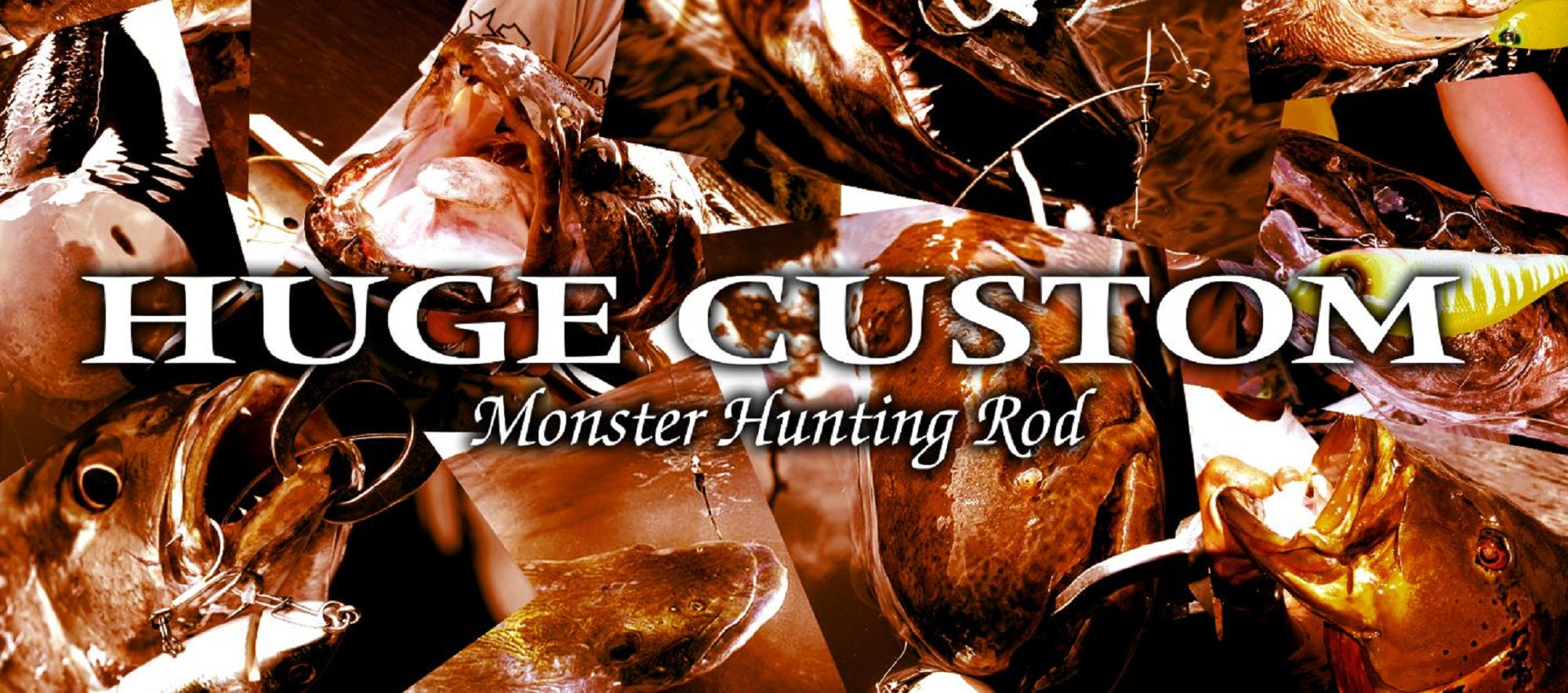 Deps Rod Baitcast Huge Custom H1N-60R Monster Hunting (2575)