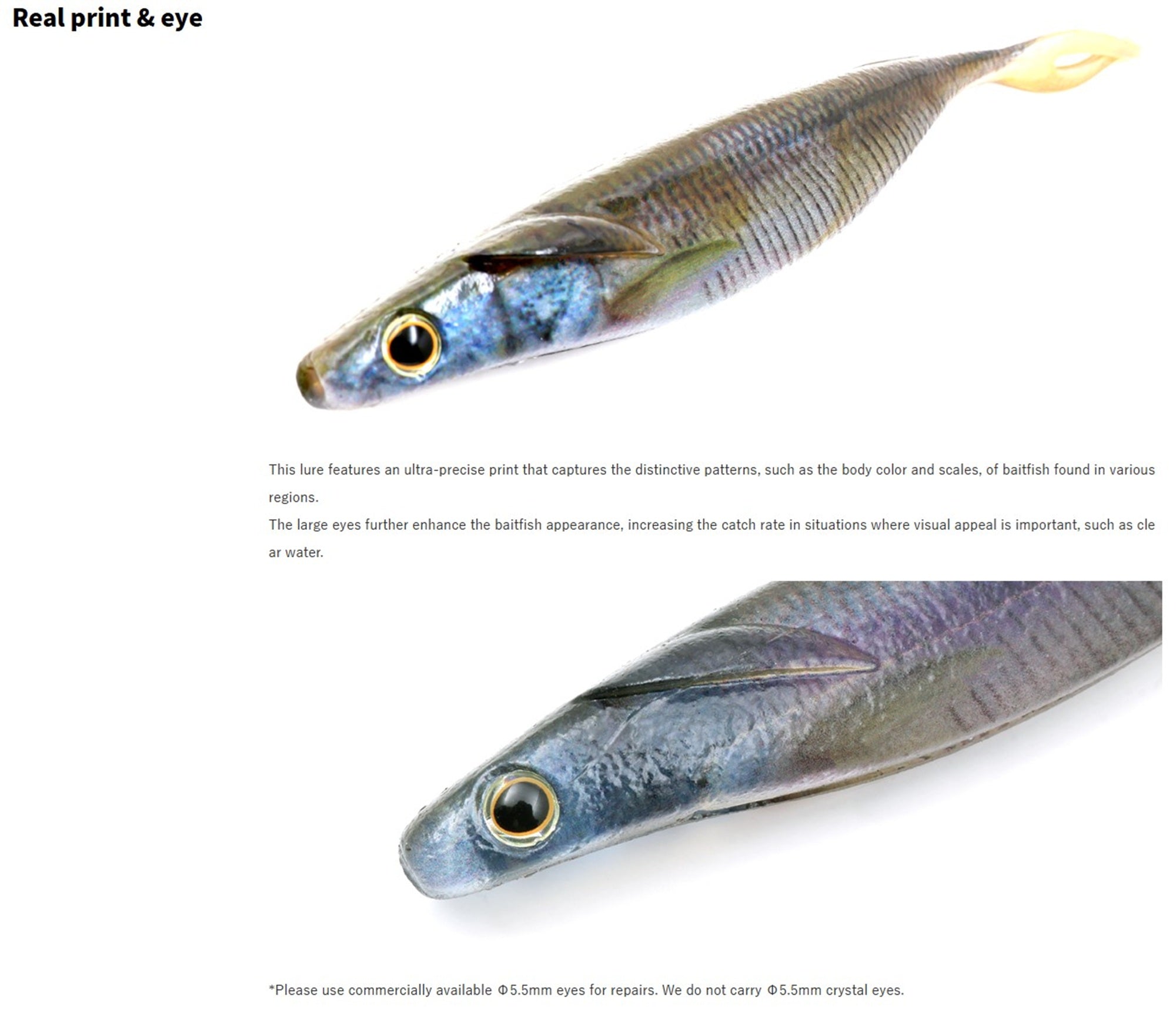 Deps Soft Lure Sakamata Shad Real 5 Inch 03 (9132)