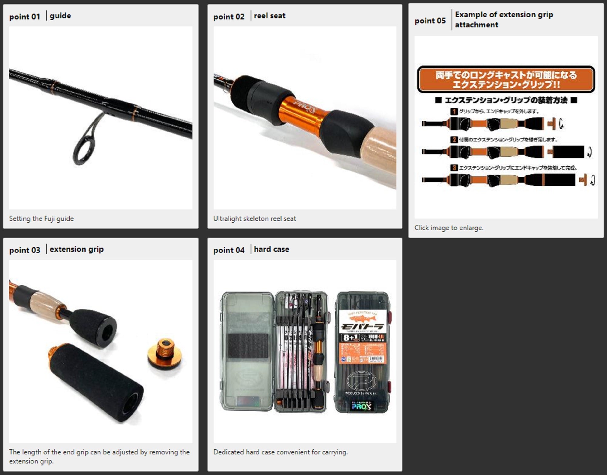 Prox Rod Spnning MOBTS608UL 1.88m Mobatra 9 Piece Rod (6229)