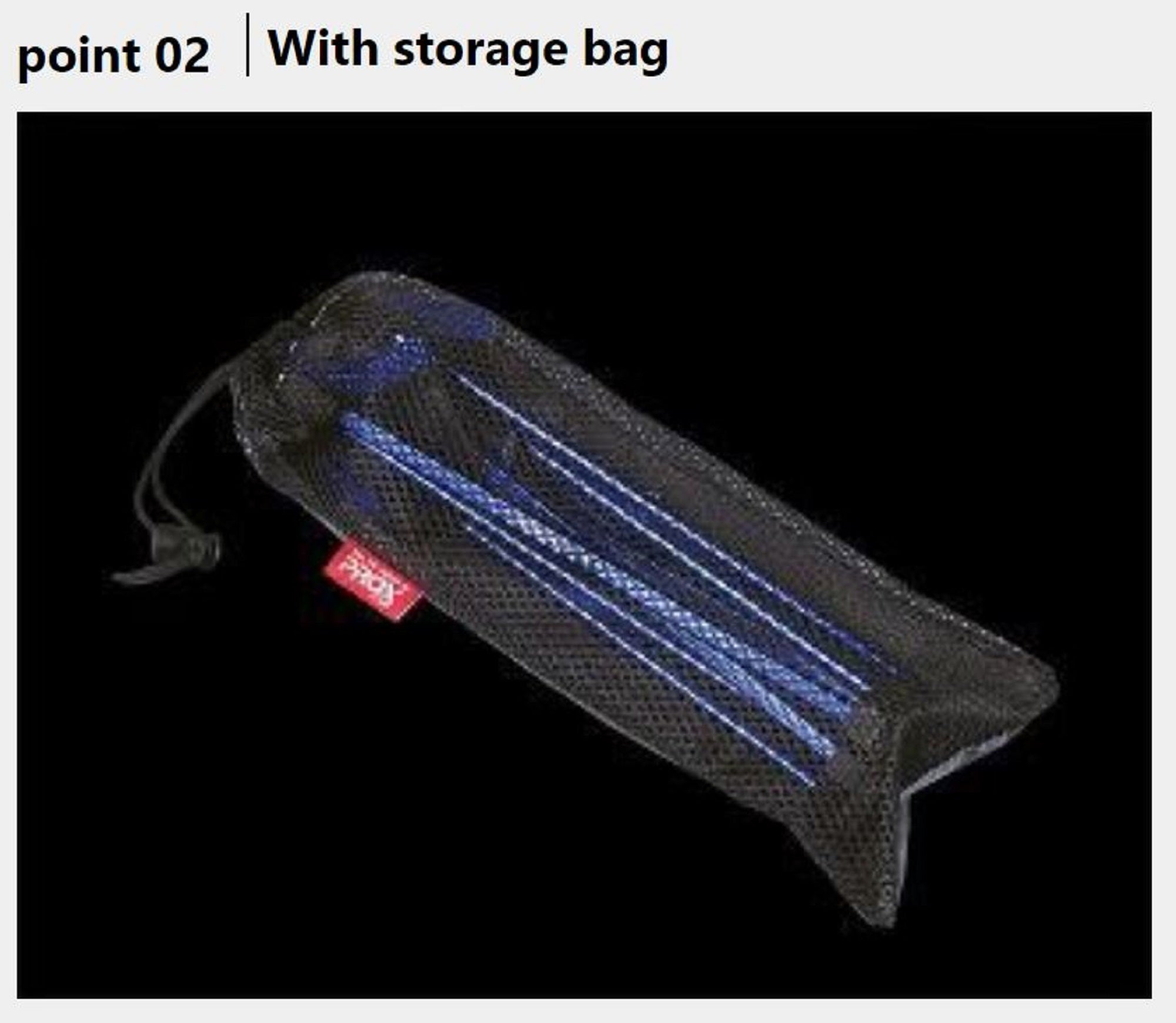 Prox PX870B Folding Stool Max Load 75Kg Blue (1693)