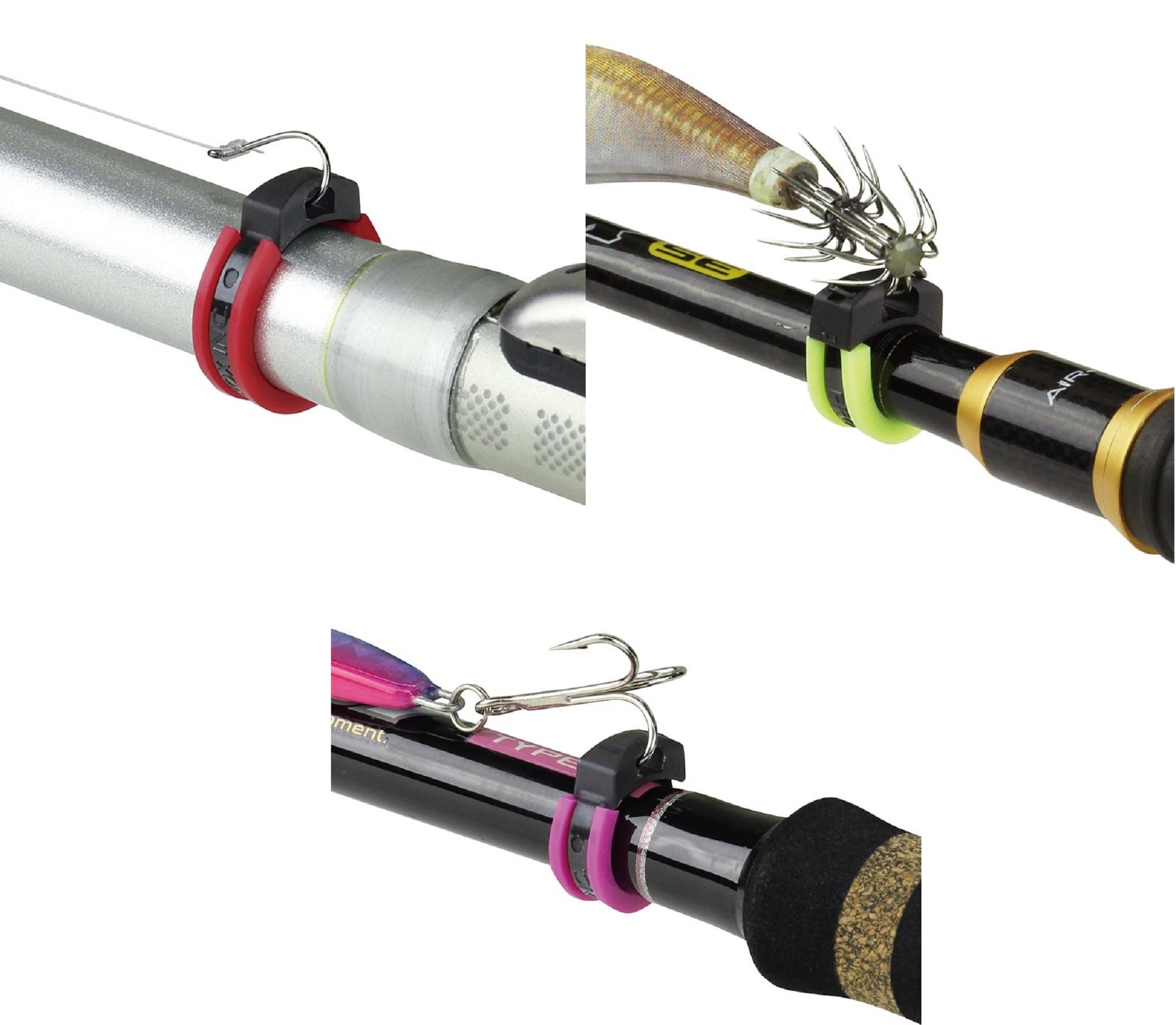 Prox PX9941KR Cable Tie Hook Keeper 5/pack, 35 x 150 x 4 mm Blk Red (4228)