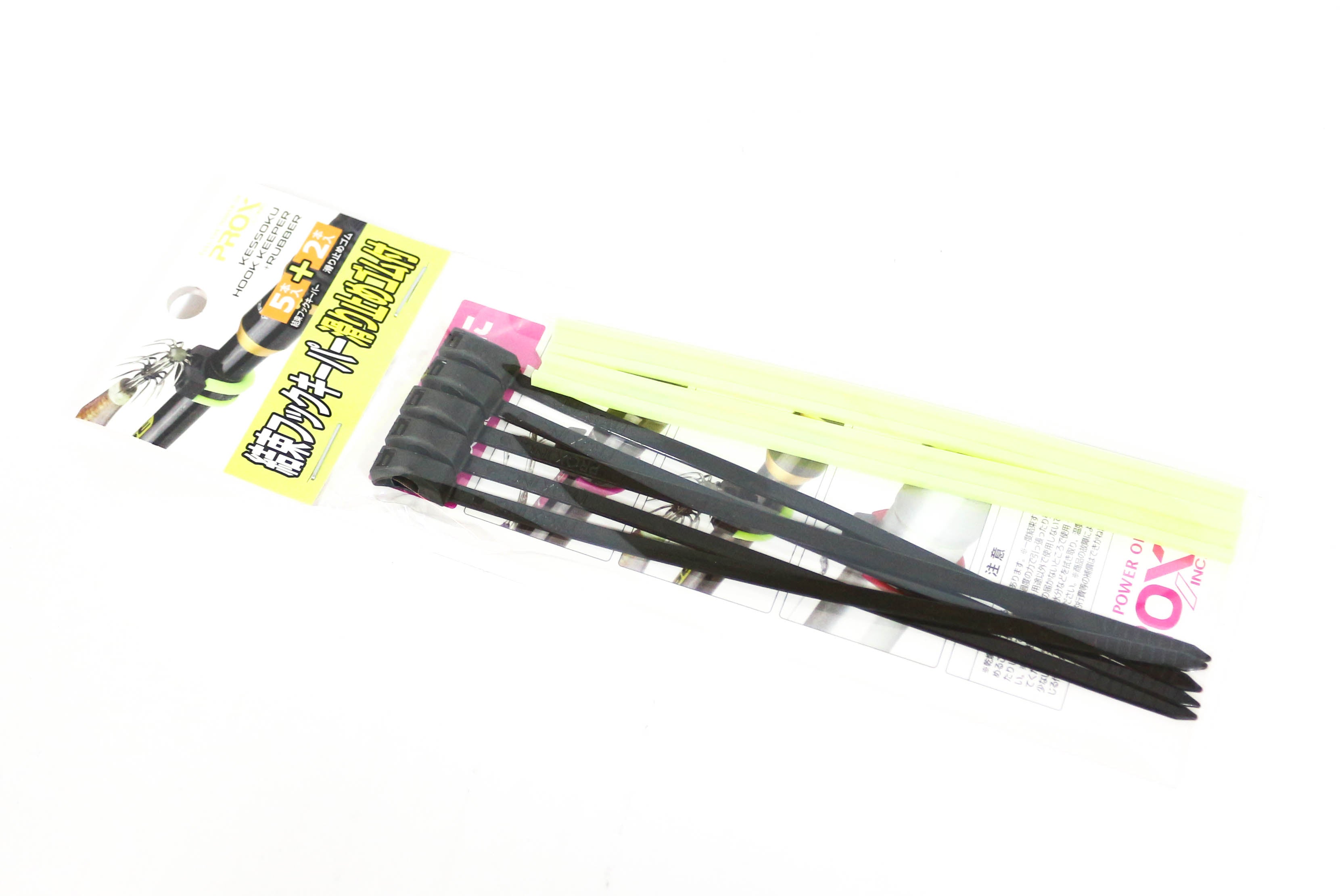 Prox PX9941KY Cable Tie Hook Keeper 5/pack, 35 x 150 x 4 mm Blk Grn (4235)