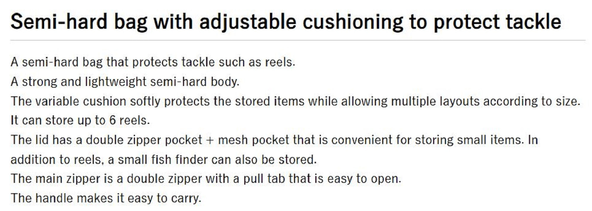 Prox PX414MK Multi Partition Bag 32 x 32 x 12 cm Size M Black (4587)