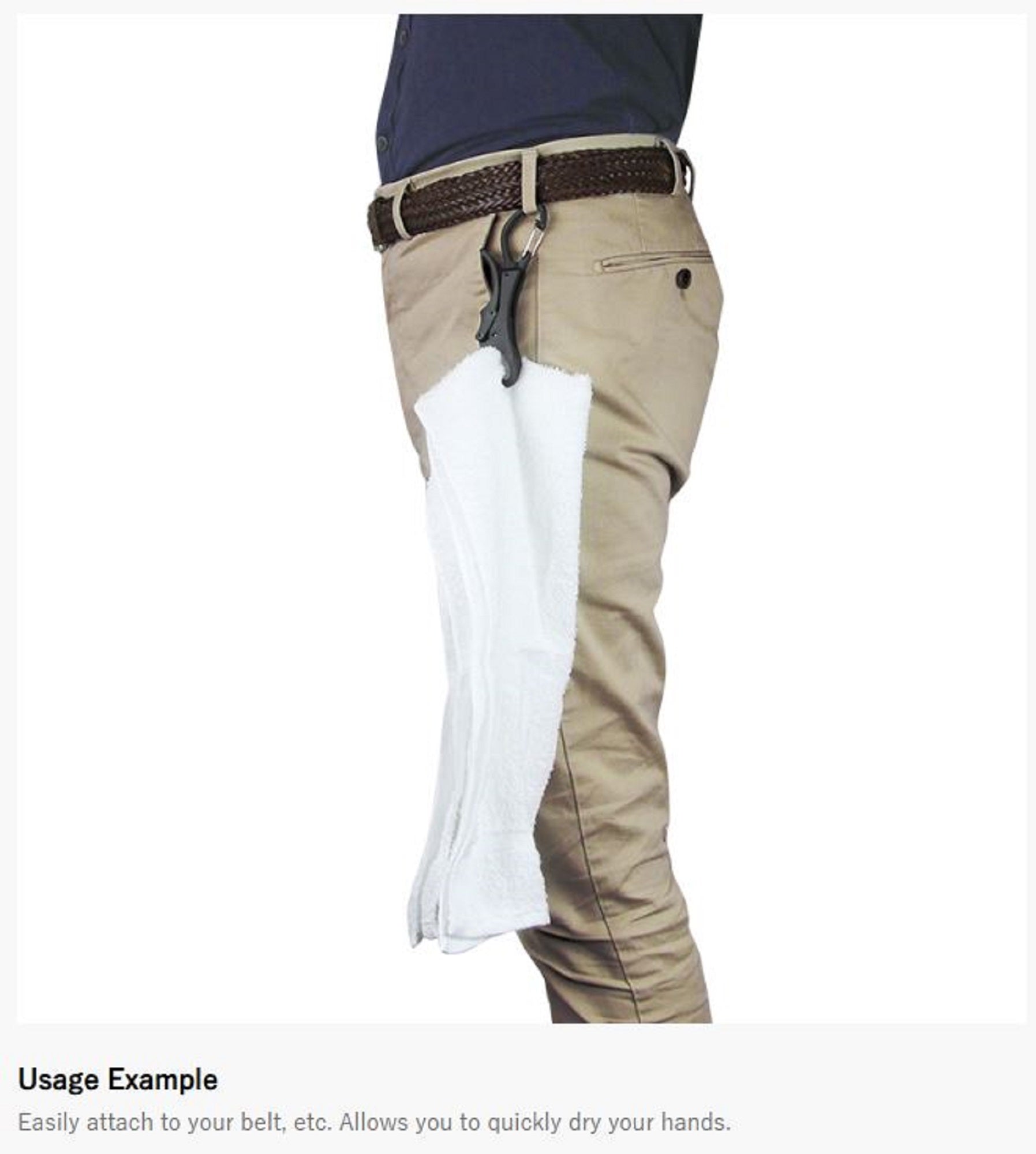 Prox PX416K Towel Clipper 14 cm White (6260)