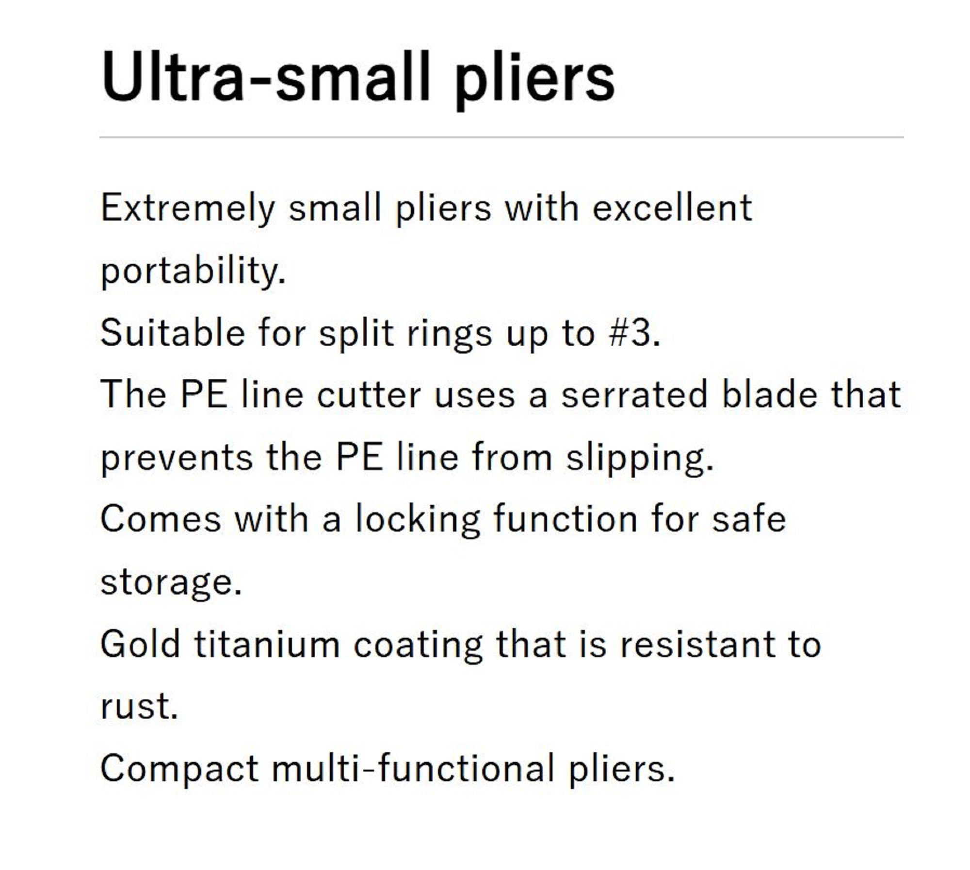 Prox PX417W Split Ring Pliers Chibi Size 0-3 White (6307)