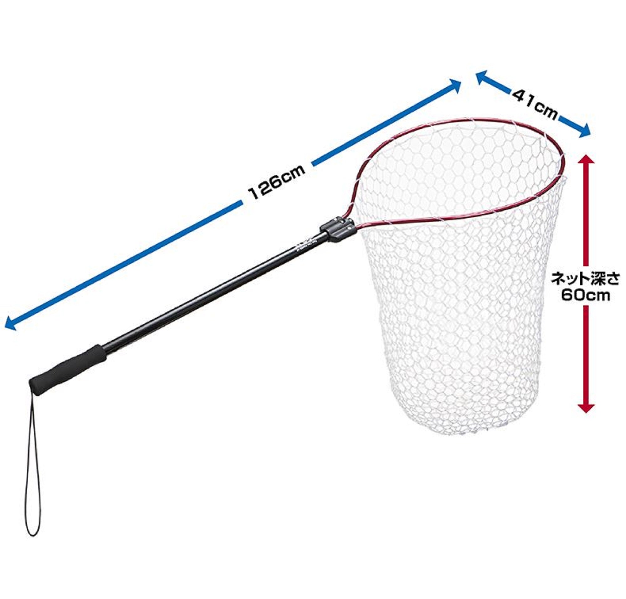 Prox PX70419DCRK Rubber Landing Net Length 126cm Clear (6734)