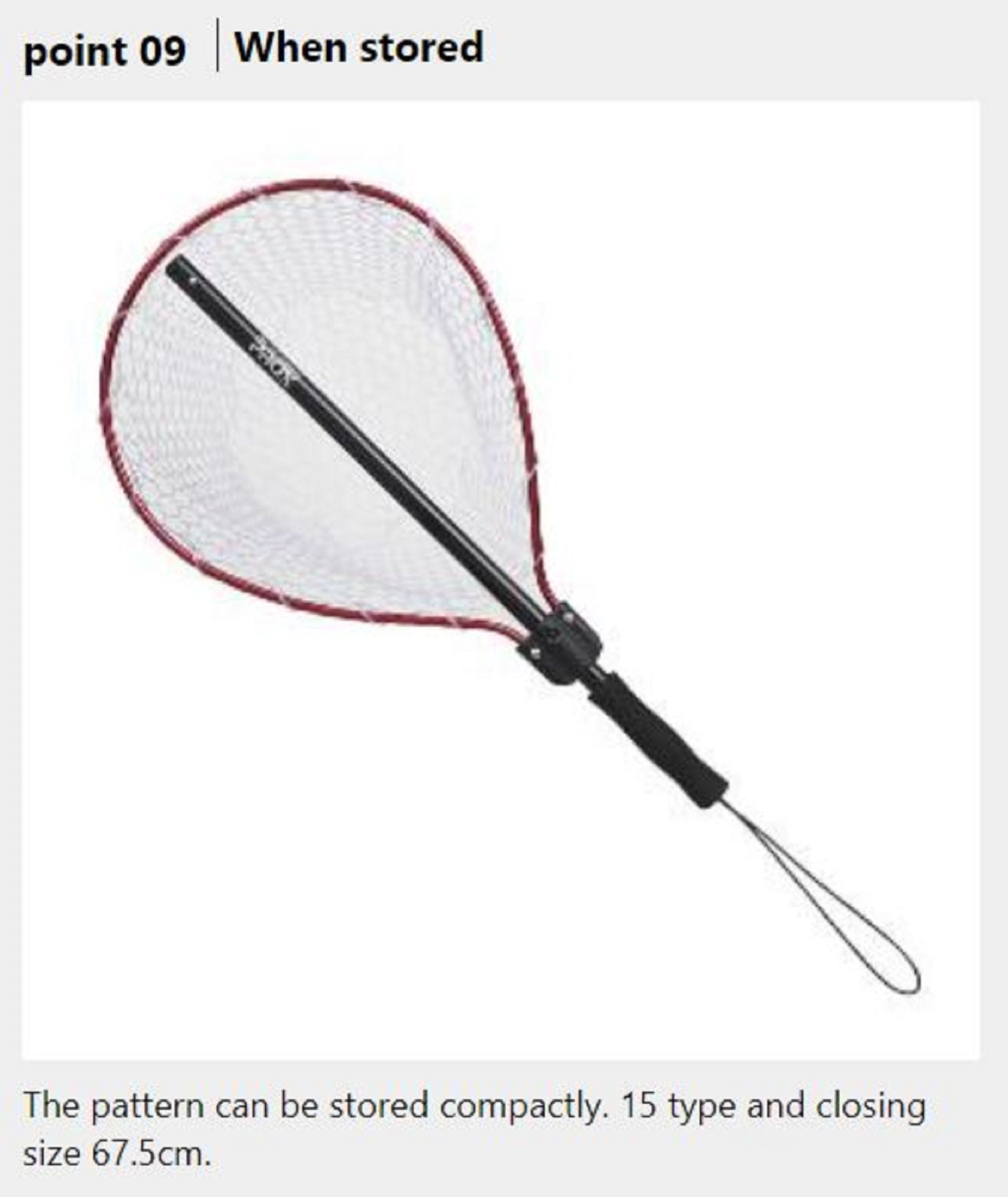 Prox PX70419DCRK Rubber Landing Net Length 126cm Clear (6734)