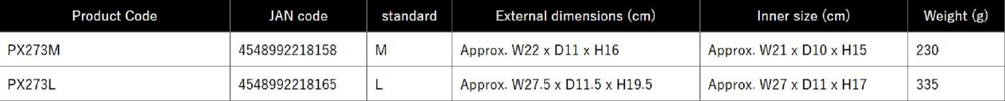 Prox PX273M Multi Reel Bag 21 x 10 x 15 cm Size M Black (8158)