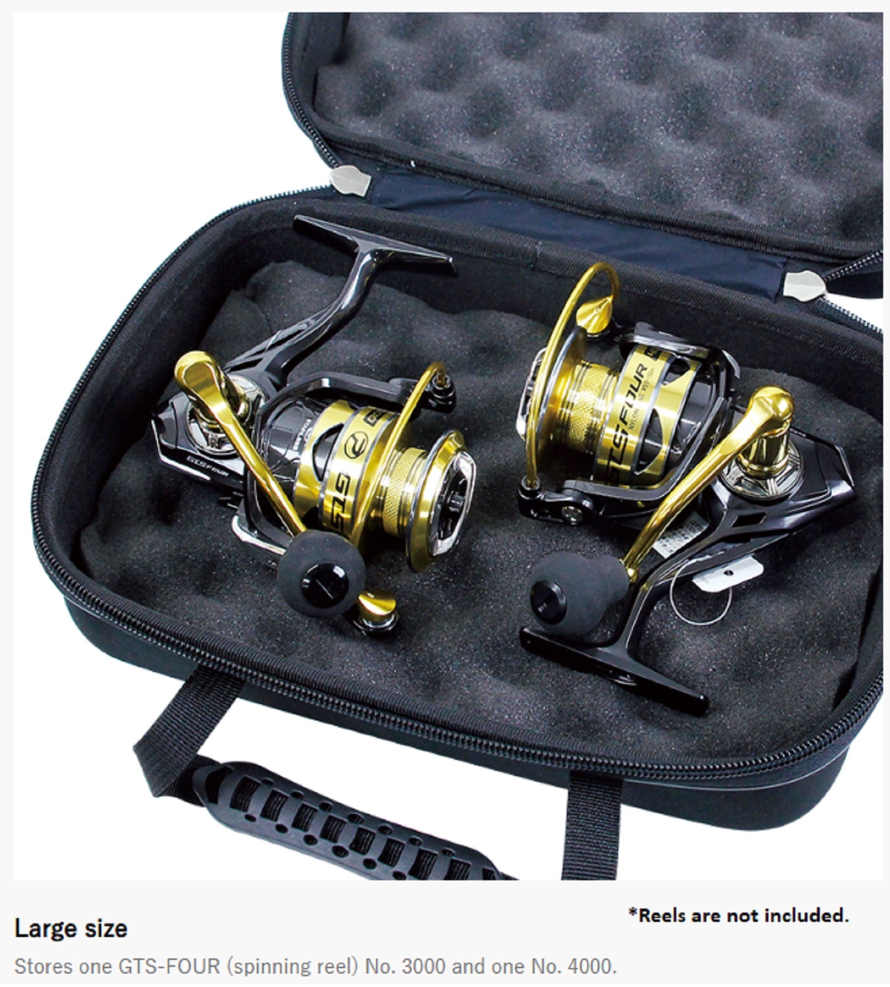 Prox PX273L Multi Reel Bag 27 x 11 x 17 cm Size L Black (8165)