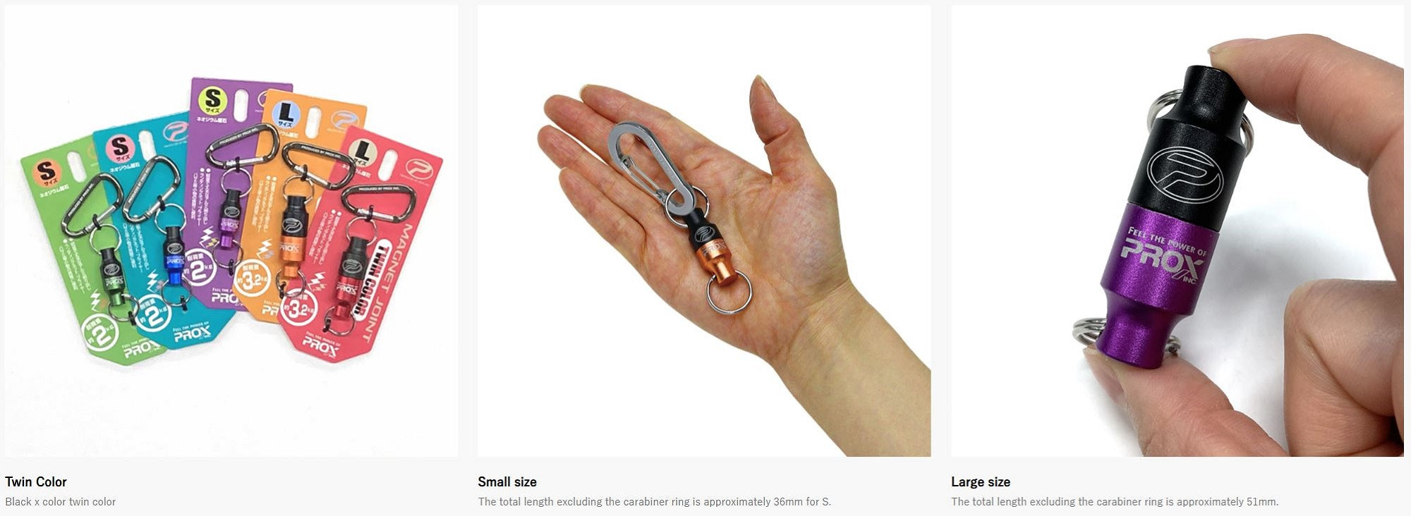 Prox PX8332CLKO Magnet Joint Accessories Holder Size L 51mm Orange (9889)