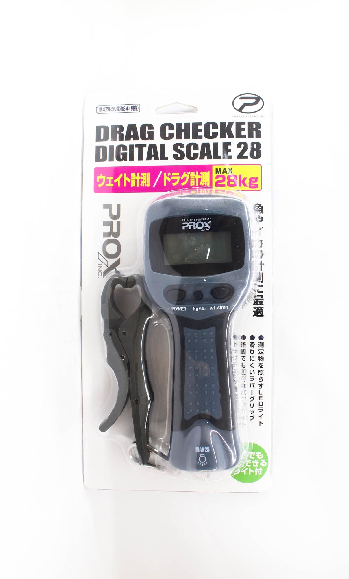 Prox PX9052BG Drag Checker Digital Scale 28kg Grey (0120)