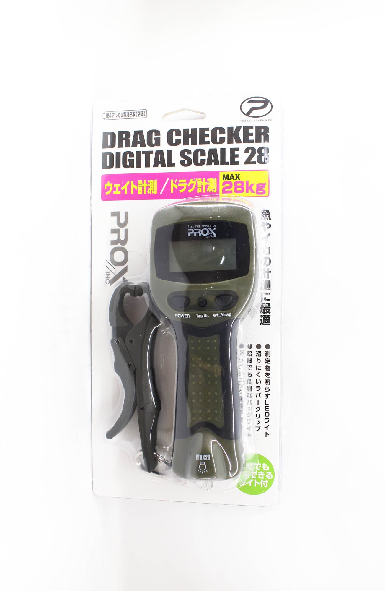 Prox PX9052OK Drag Checker Digital Scale 28kg Green (0137)
