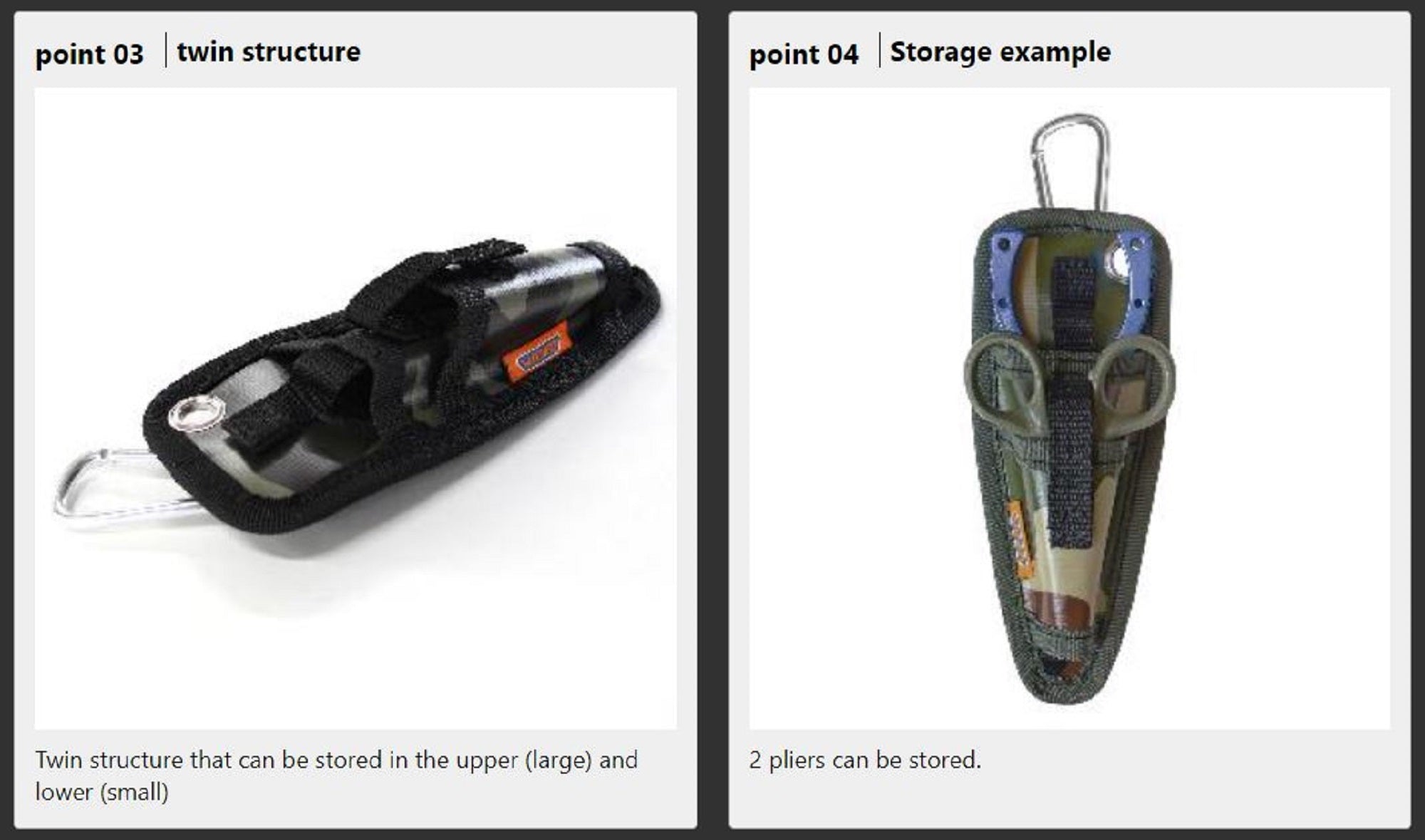 Prox Viceo VC2062GC Plier Holder Gray Camou (1820)