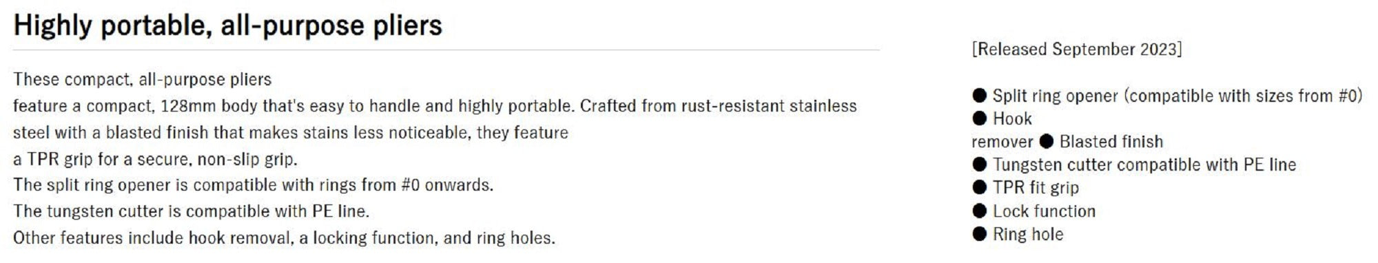 Prox Viceo VC319 Split Ring Plier Light Stainless Steel 128mm Blue (3817)