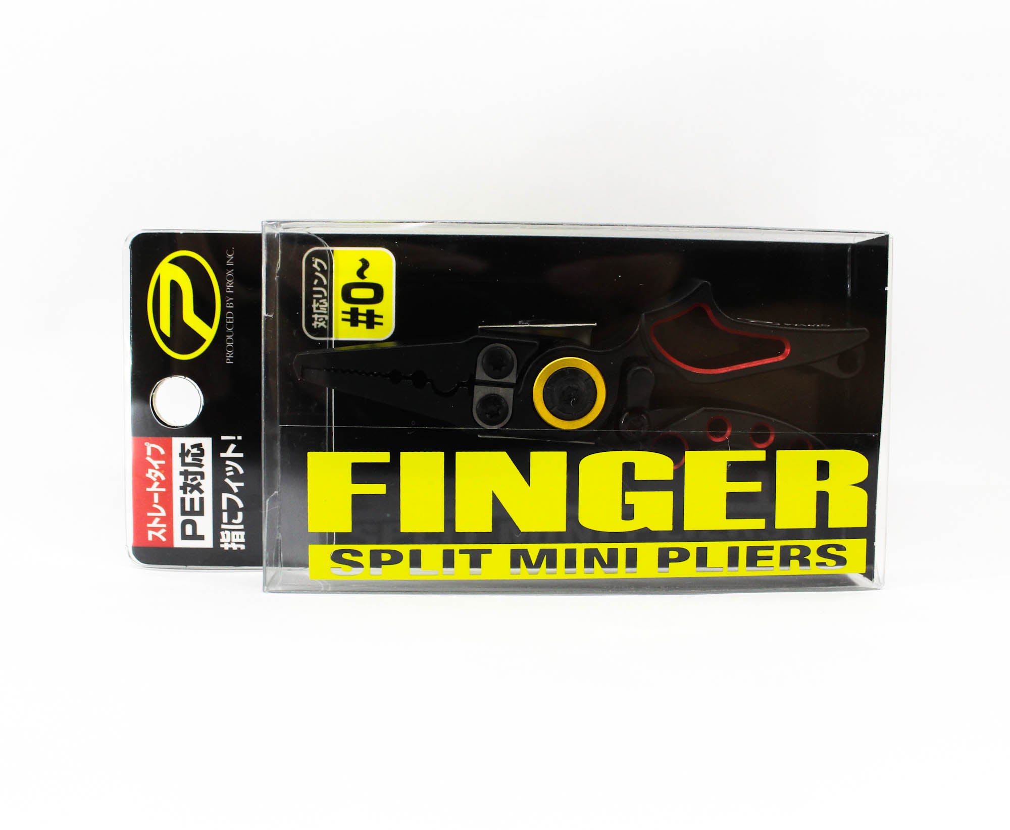 Prox PX162RKG Plier Finger Split Mini Black Red (5286)