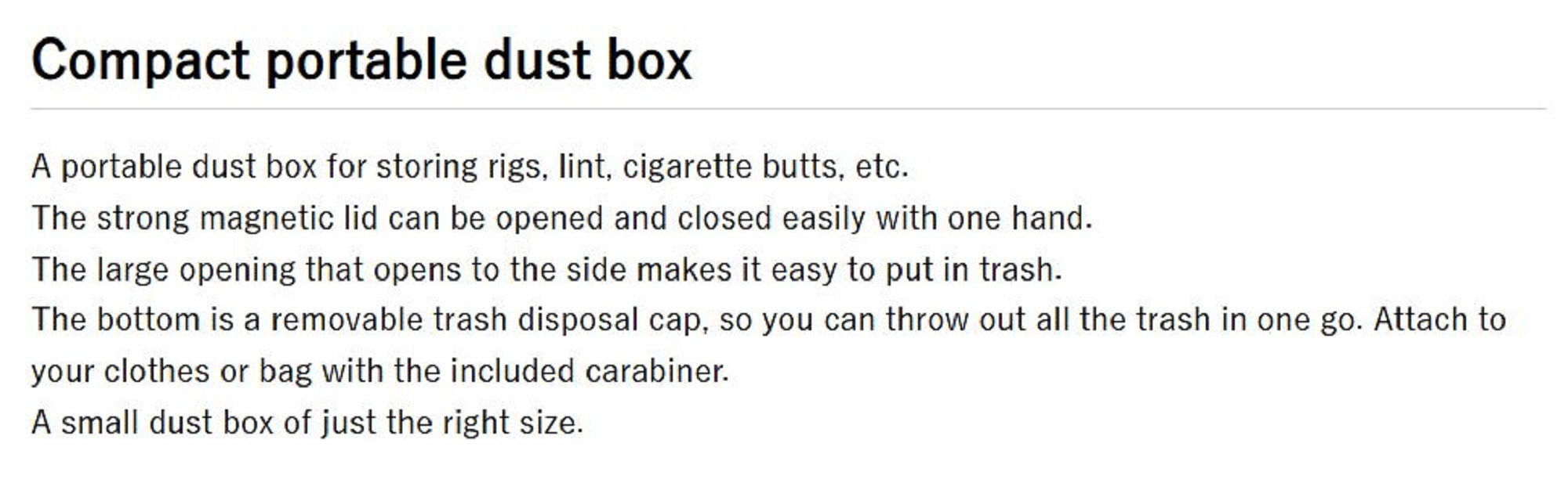 Prox PX8493S Magnet Dust Box 112 grams 40x107mm Silver (5385)