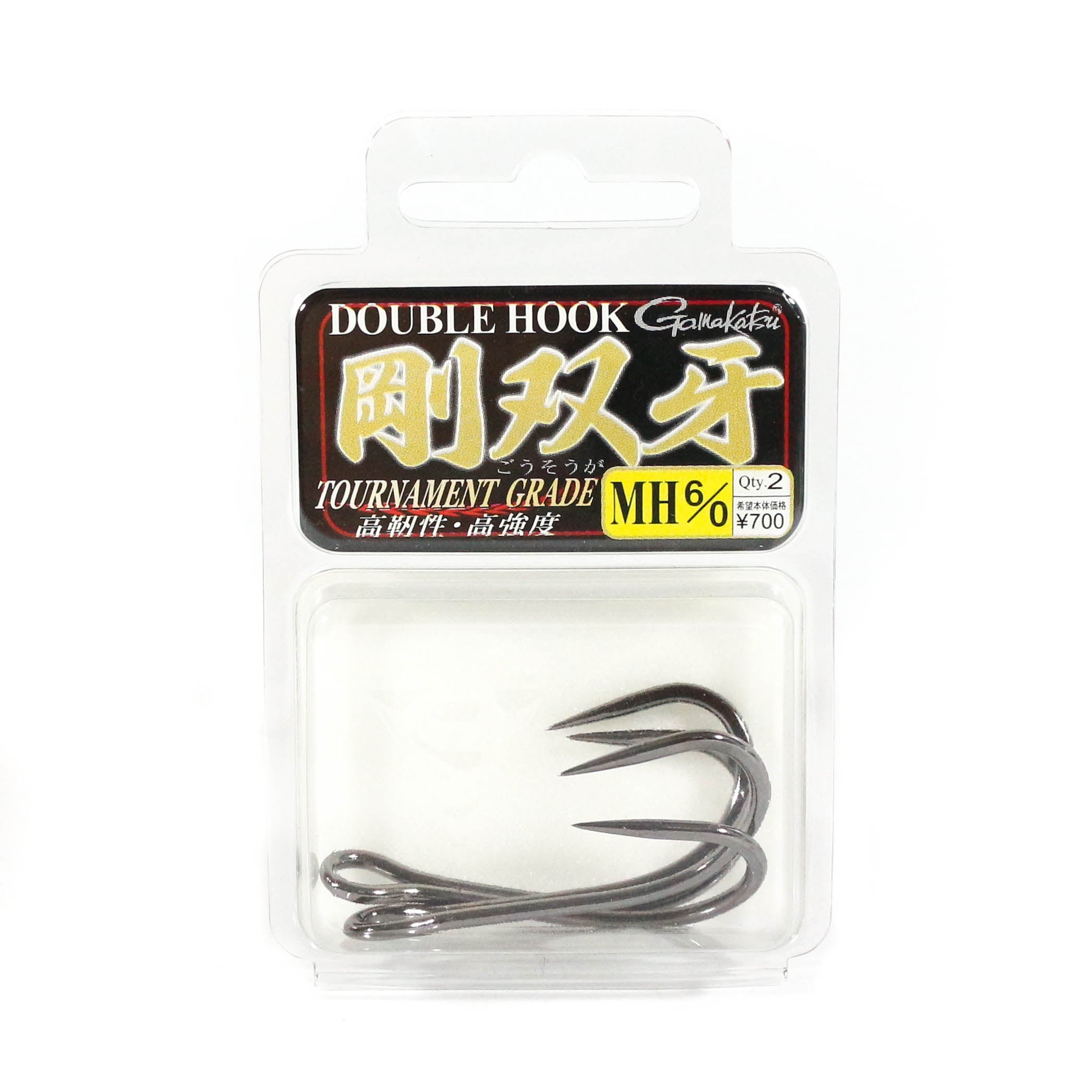 Gamakatsu 68313 Double Hook Heavy Duty Size MH (6/0) (0071)