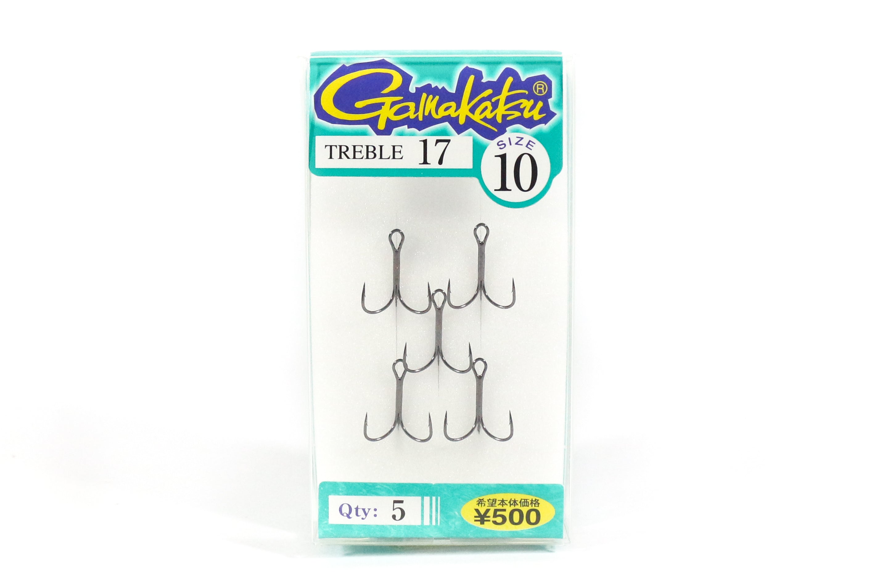 Gamakatsu Treble Hook Treble 17 NSB Black Size 10 (0623)